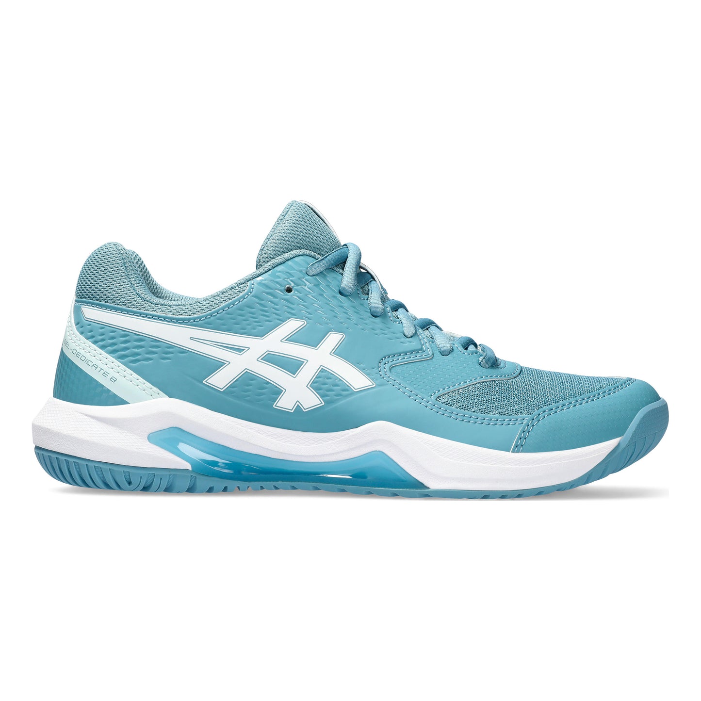 ASICS Gel-Dedicate 8 Chaussures toutes surfaces Femmes - bleu petrol, blanc