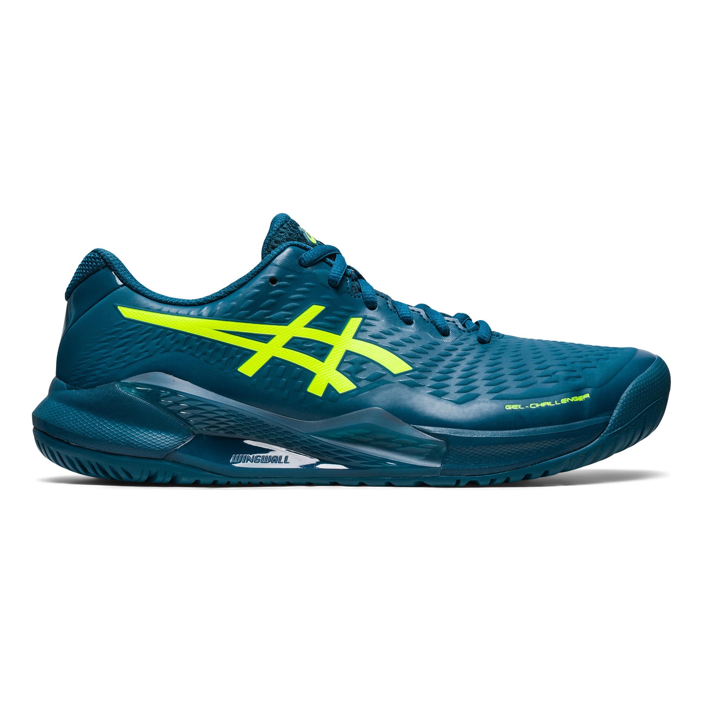 ASICS Gel-Challenger 14 Chaussures toutes surfaces Hommes - bleu petrol, jaunes fluo