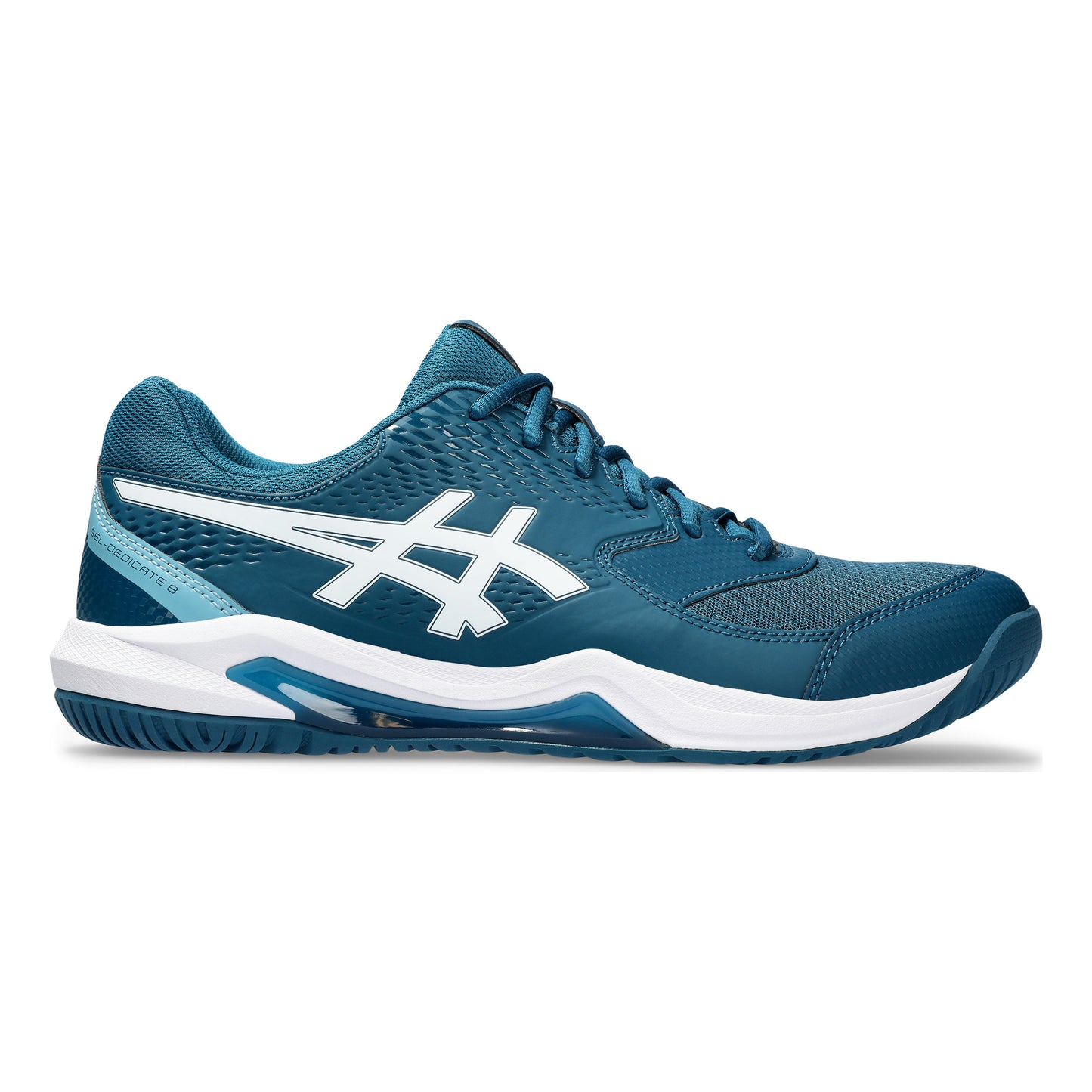 ASICS Gel-Dedicate 8 Allcourt schoen Heren - petrolblauw, wit