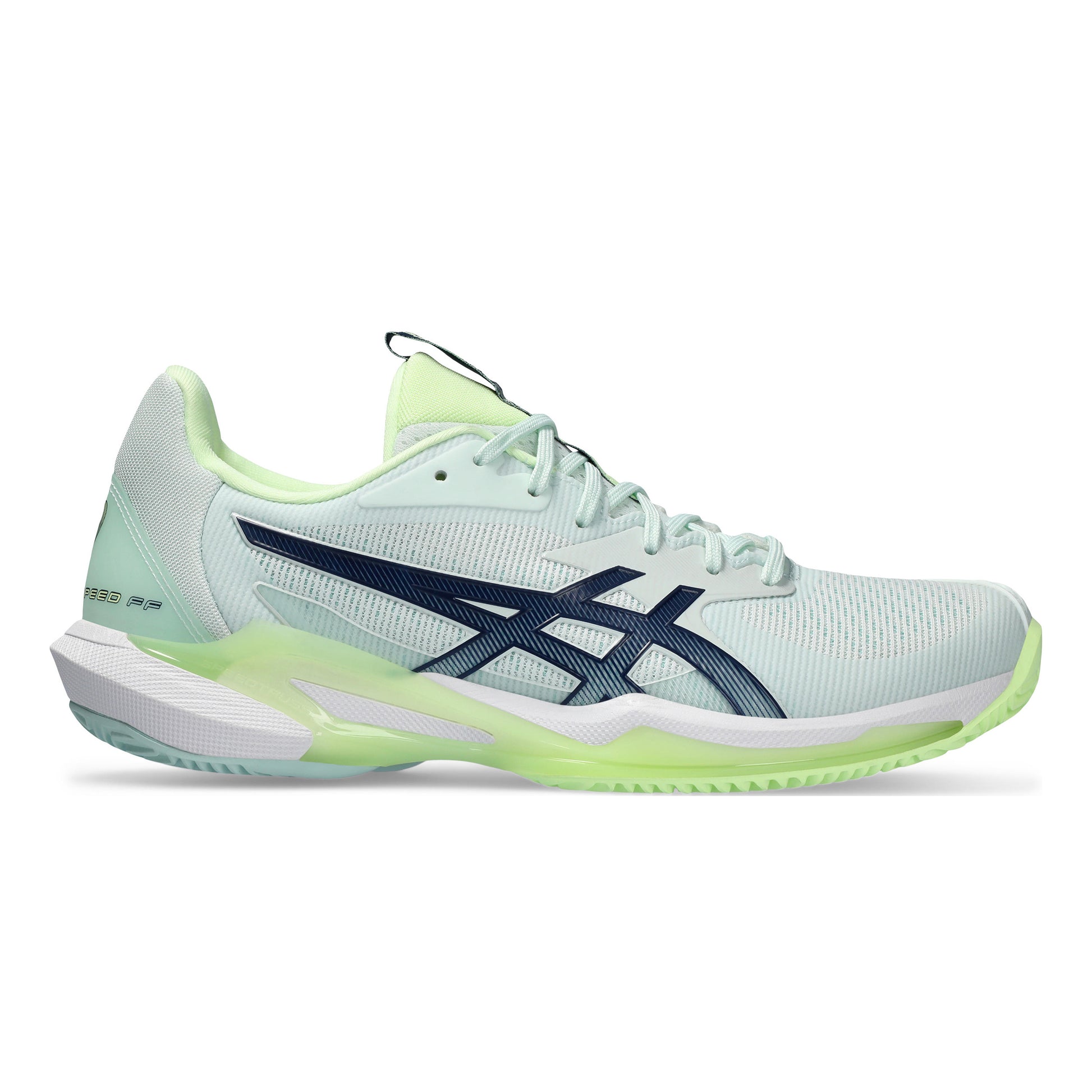 ASICS Solution Speed FF 3 Gravelschoen Dames - mint, donkerblauw