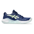 Gel-Challenger 14 Gravelschoen Dames - donkerblauw, neongeel