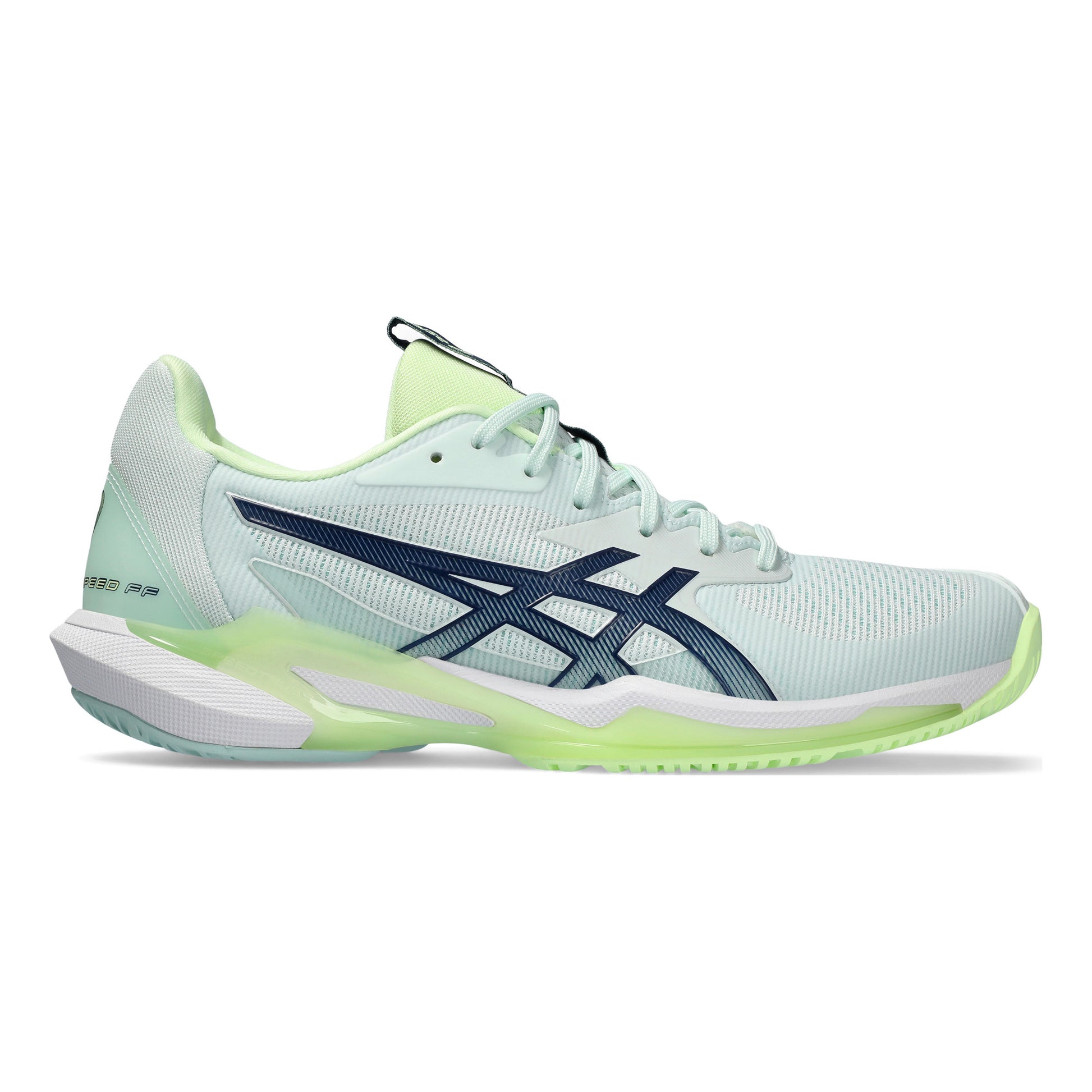 ASICS Solution Speed FF 3 Chaussures toutes surfaces Femmes - menthe, bleu foncé