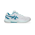 Gel-Dedicate 8 GS Allcourt schoen Kinderen - wit, petrolblauw