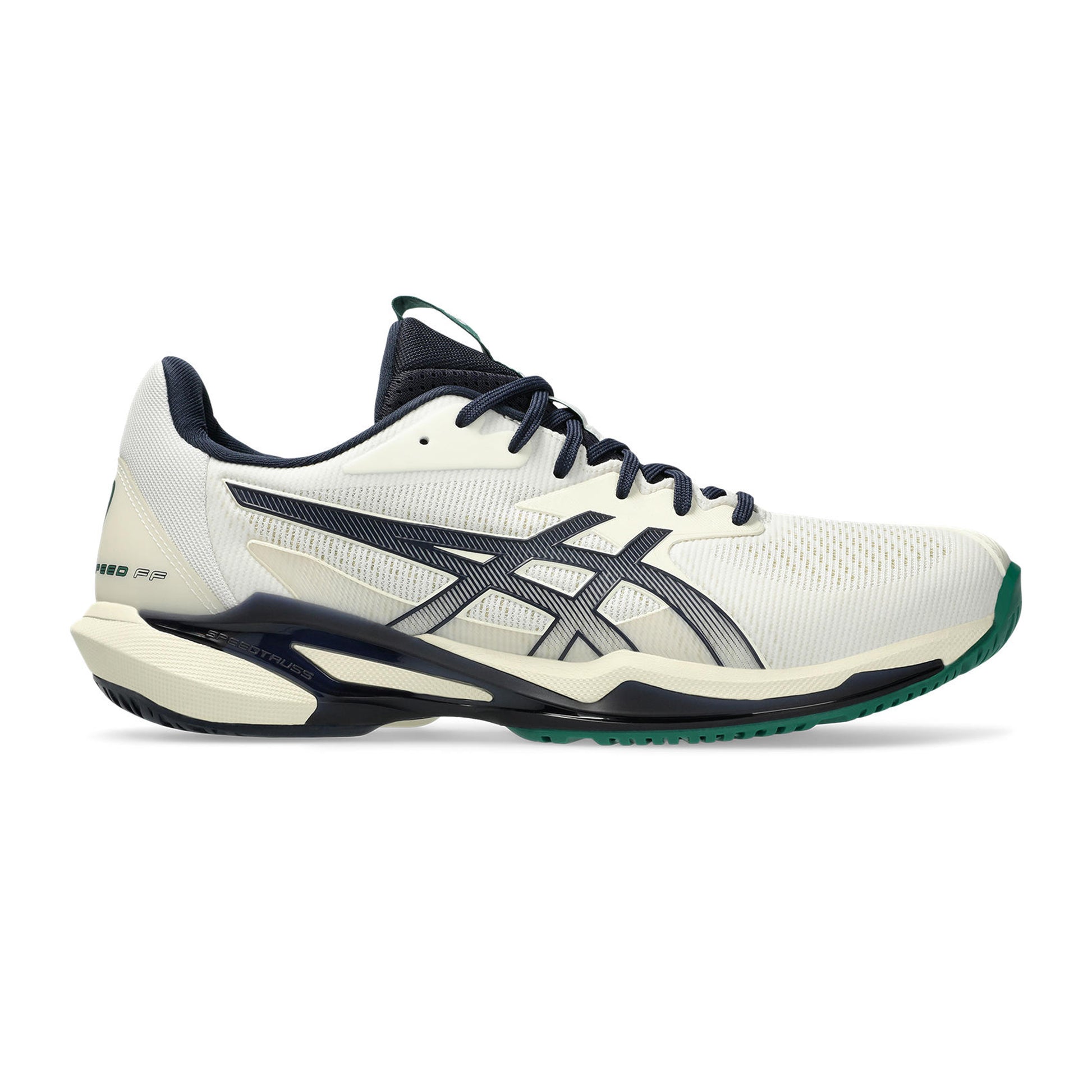 ASICS Solution Speed FF 3 Chaussures toutes surfaces Hommes - crème, bleu foncé