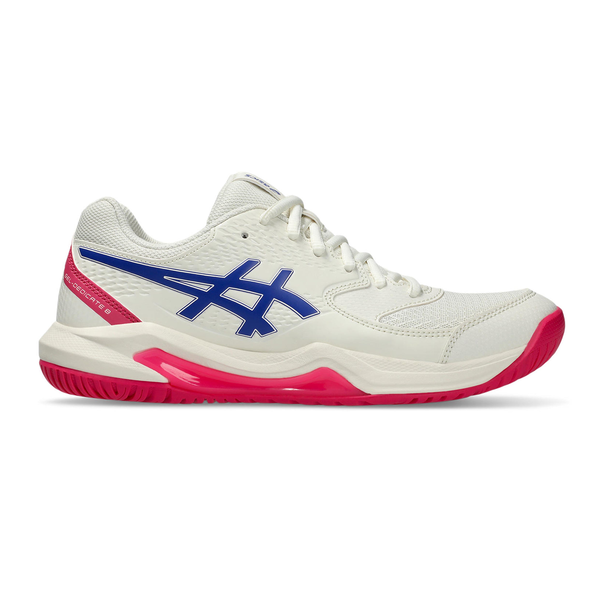 ASICS Gel-Dedicate 8 Chaussures toutes surfaces Femmes - crème, bleu foncé