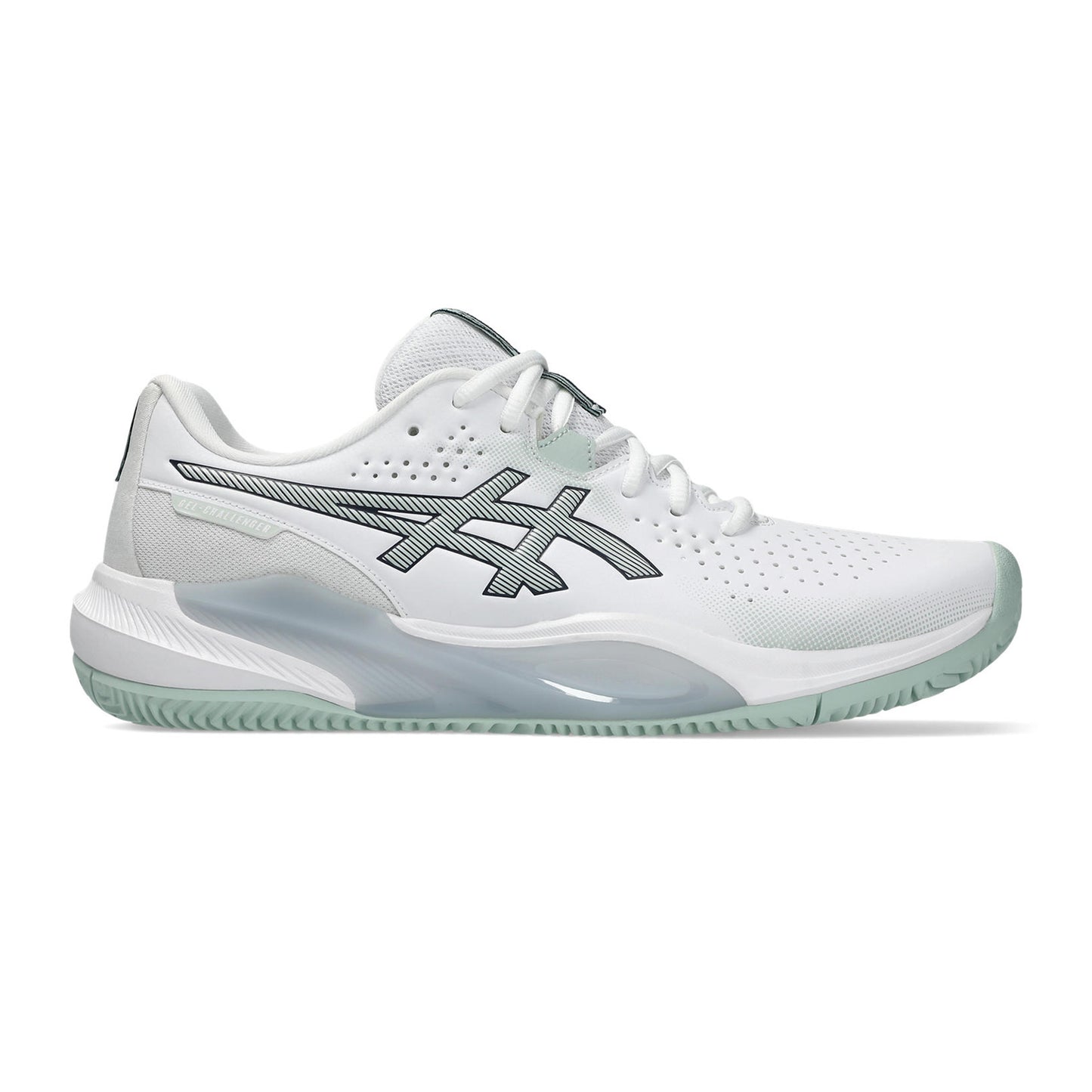 ASICS Gel-Challenger 15 Chaussure terre battue Hommes - blanc, bleu gris