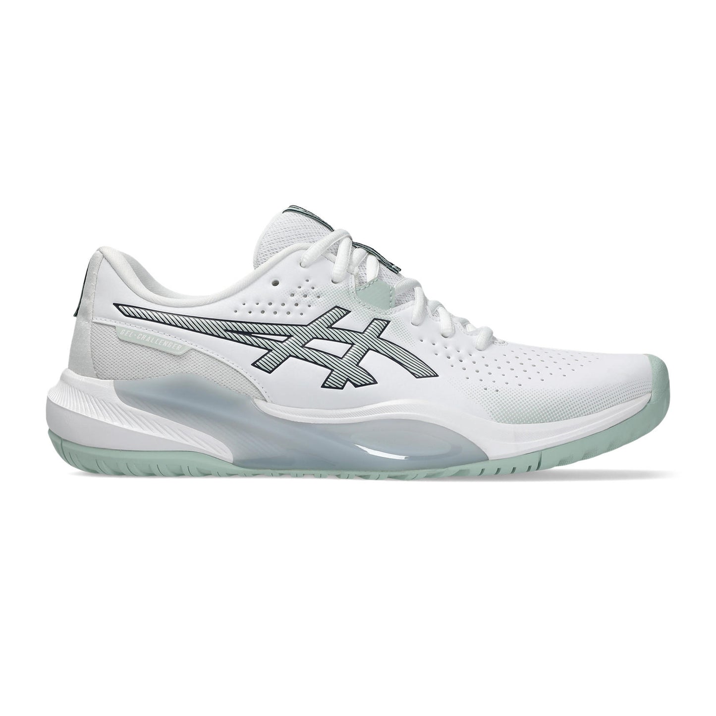 ASICS Gel-Challenger 15 Allcourt schoen Heren - wit, blauw-grijs