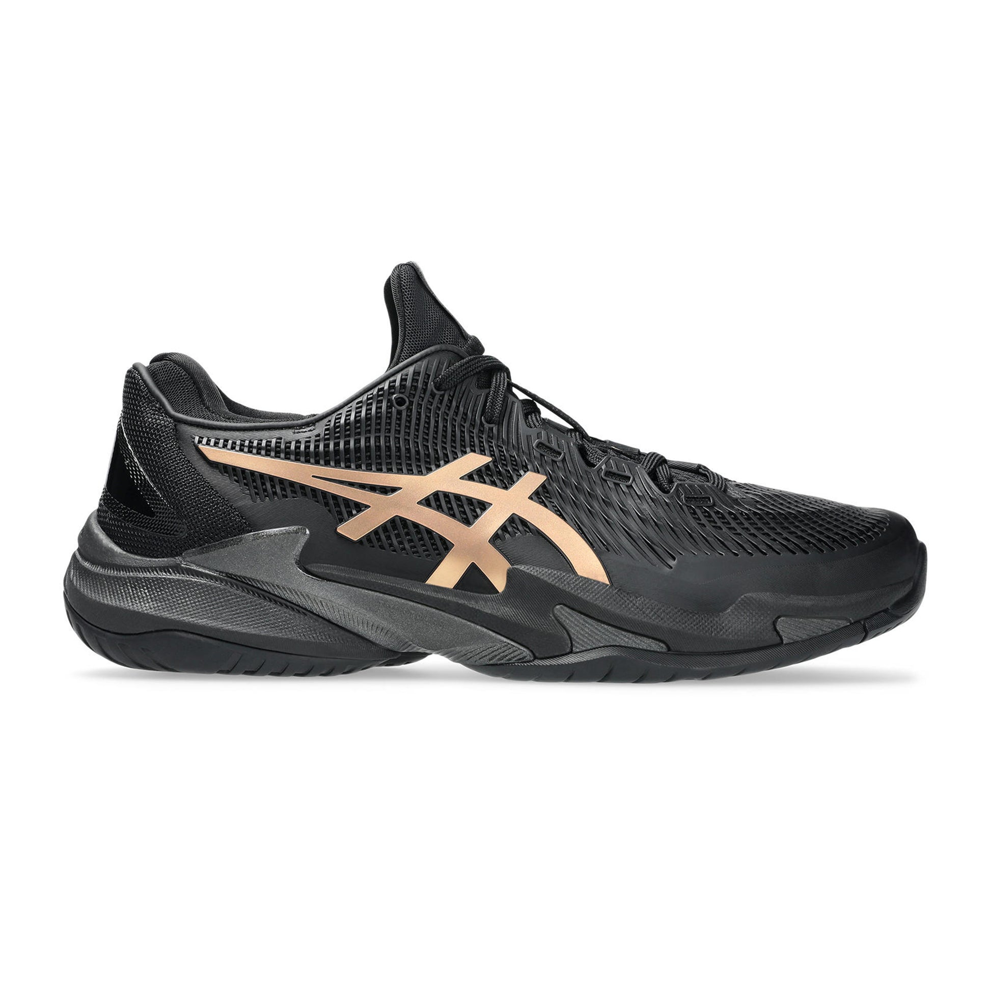 ASICS Court FF 3 Novak Night Energy Allcourt schoen Heren - zwart, goud