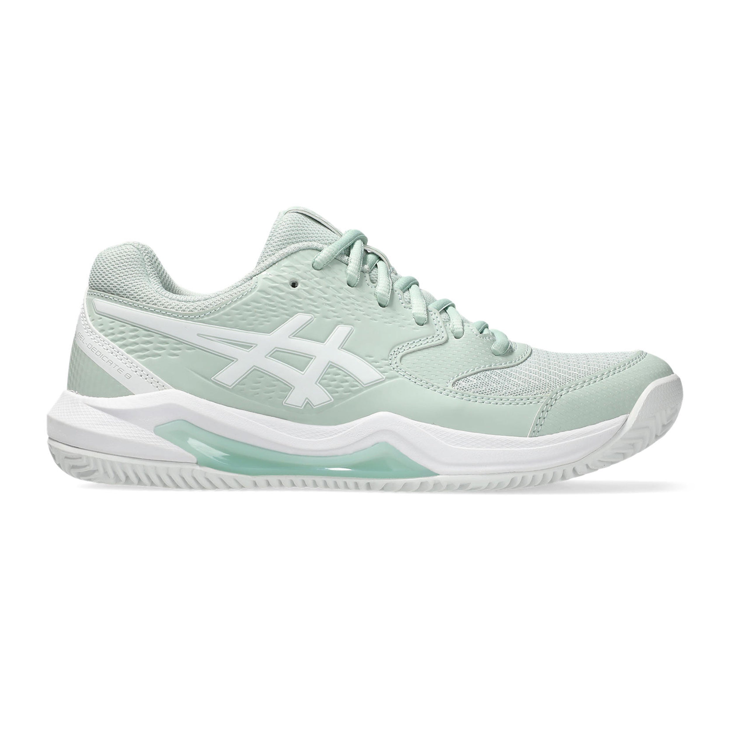 ASICS Gel-Dedicate 8 Gravelschoen Dames - blauwgrijs, wit