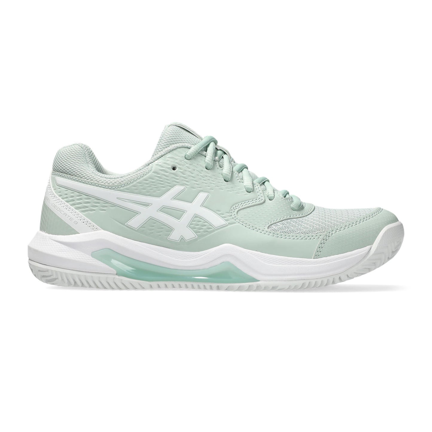 ASICS Gel-Dedicate 8 Chaussure terre battue Femmes - bleu gris, blanc
