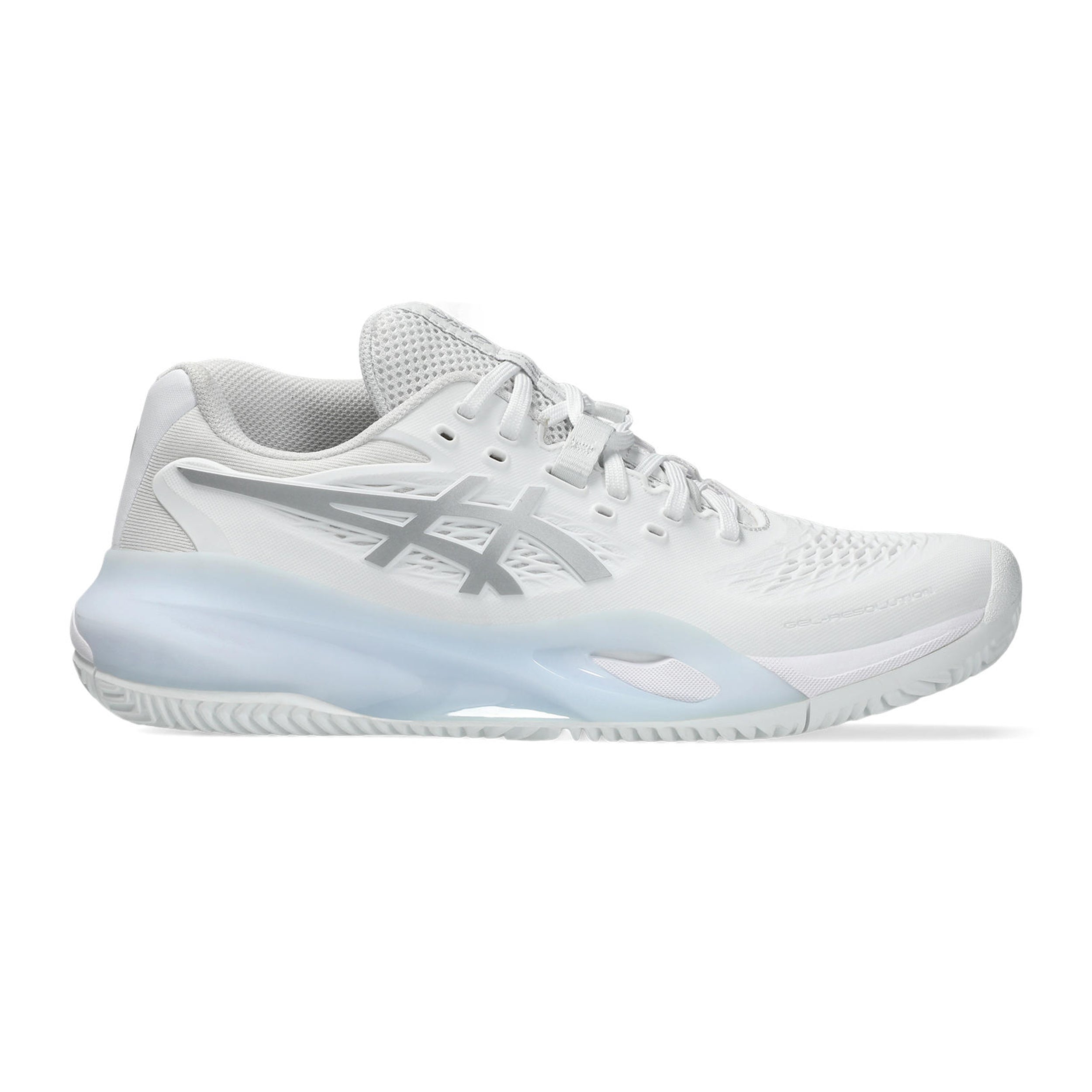 ASICS Gel-Resolution X Gravelschoen Dames - wit, zilver
