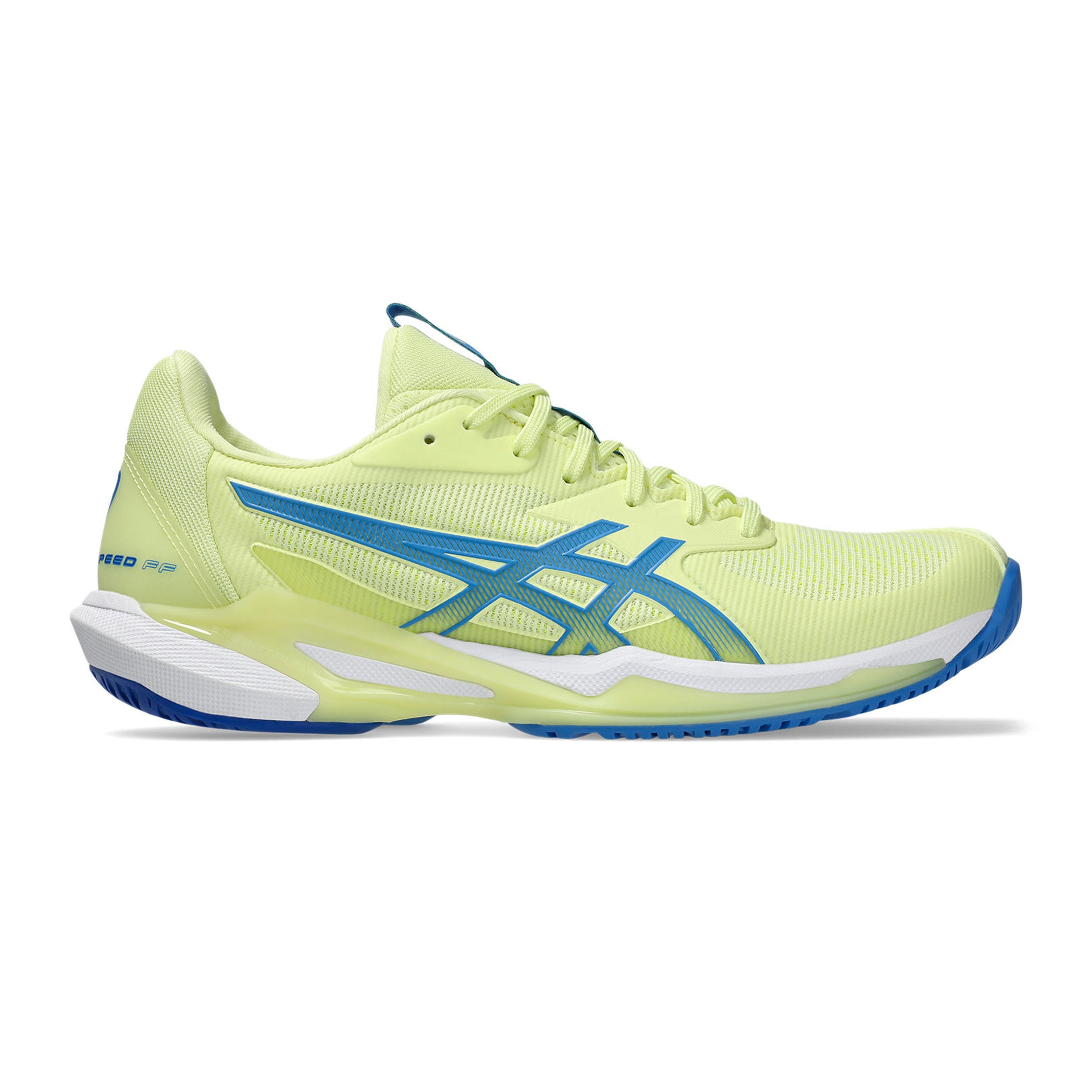 ASICS Solution Speed FF 3 Allcourt schoen Dames - limoen, blauw