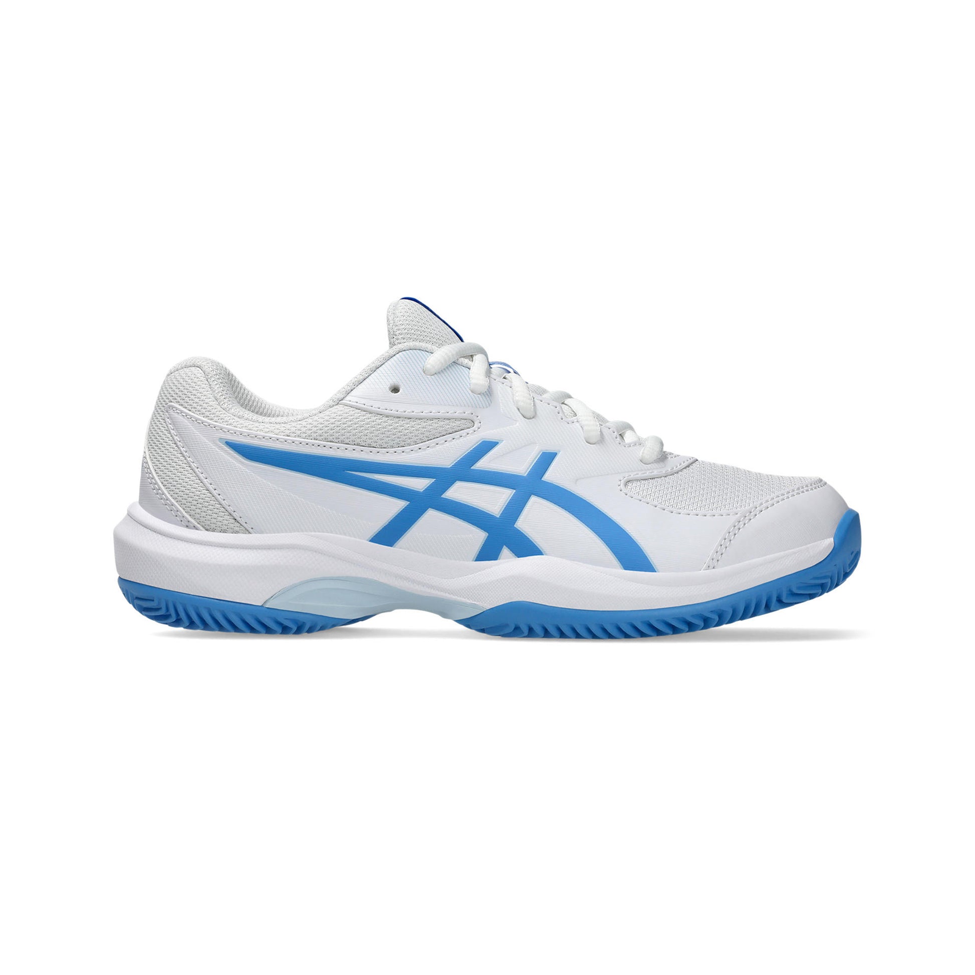 ASICS Gel-Game Gs/OC Chaussure terre battue Enfants - blanc, bleu