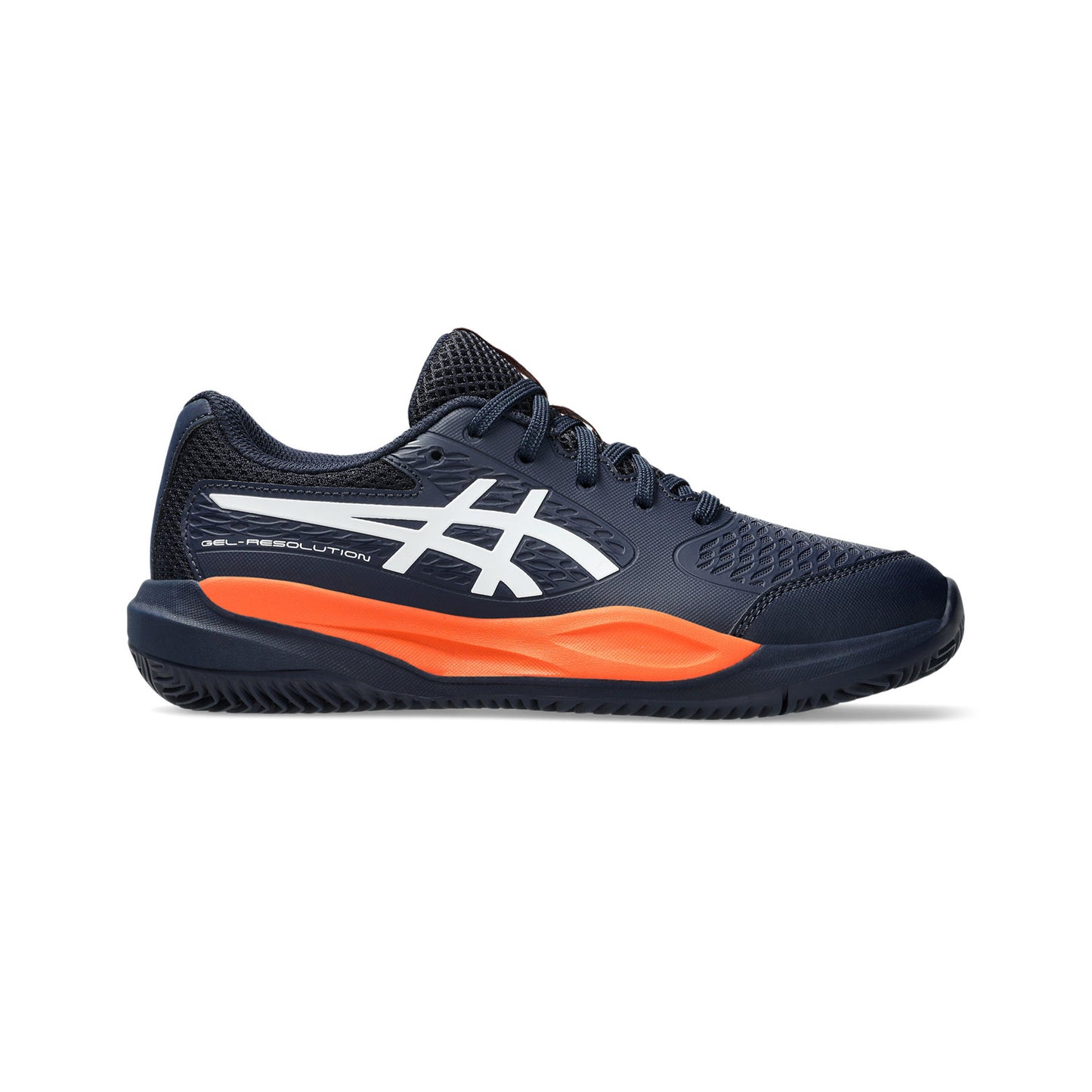ASICS Gel-Resolution X Chaussure terre battue Enfants - bleu foncé, blanc