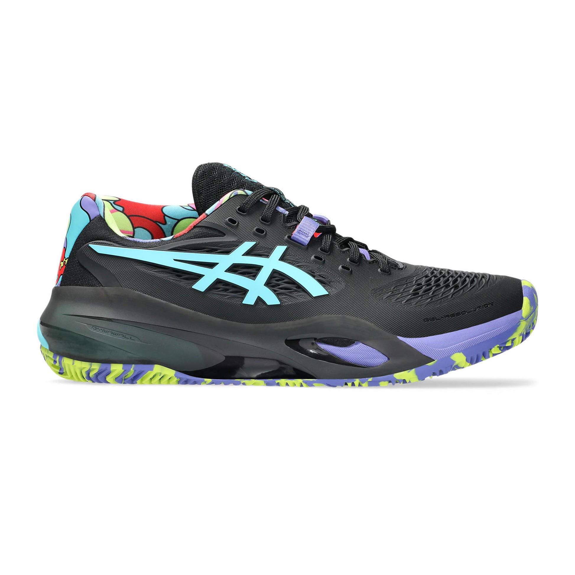 ASICS Gel-Resolution X  L.E. Padel schoen Heren - zwart, lichtblauw