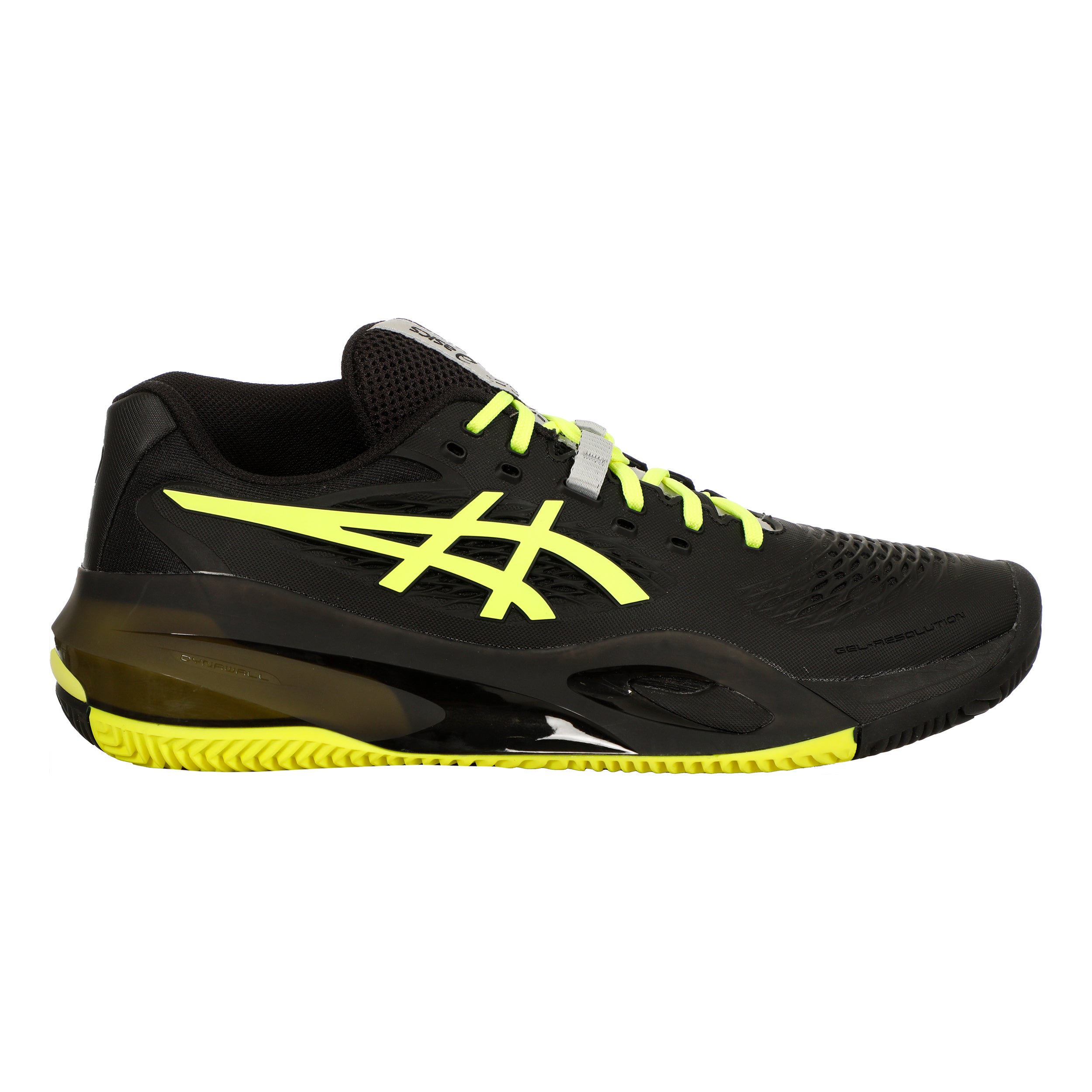 ASICS Gel-Resolution X Gravelschoen Heren - zwart, neongeel