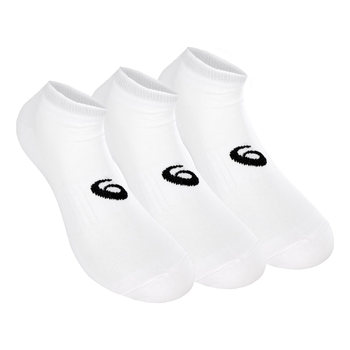 ASICS PED Chaussettes De Sport Pack De 3-Blanc,Noir