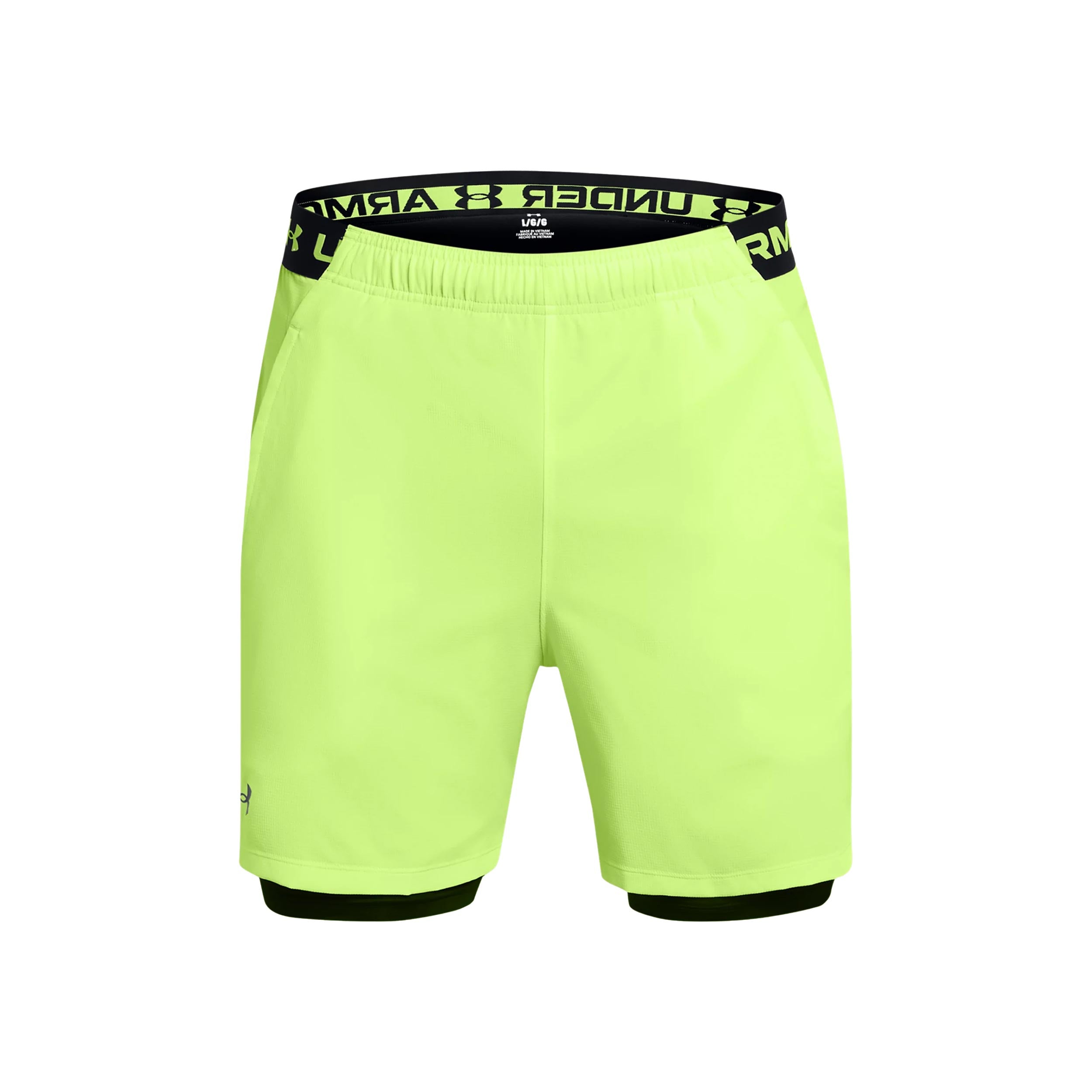 Under Armour Vanish Woven 2in1 Shorts Hommes - vert,
