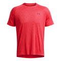 Tech Textured T-shirt Hommes - rouge,