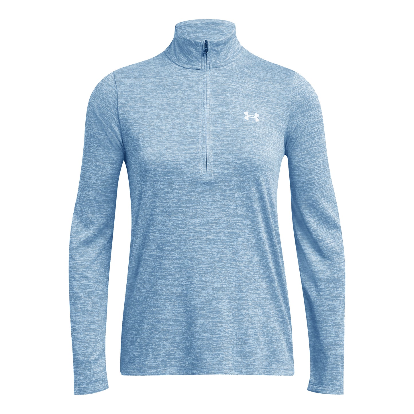 Under Armour Tech 1/2 Zip-Twist Longsleeve Dames - blauw,