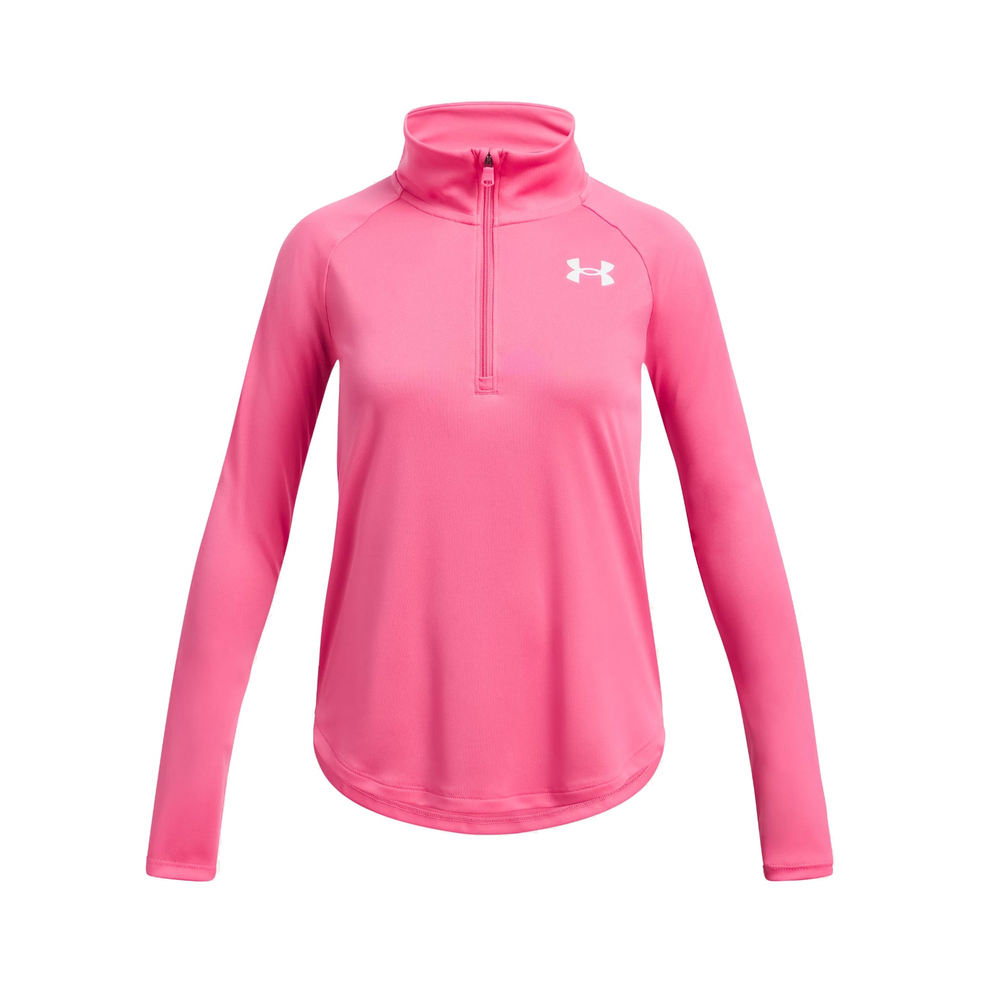 Under Armour Tech Graphic Half-Zip Haut Manches Longues Filles-Pink