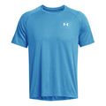 Tech Textured T-shirt Hommes - bleu,
