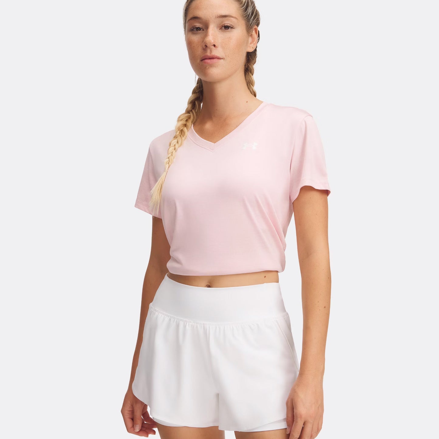Under Armour Tech T-shirt Dames-Roze