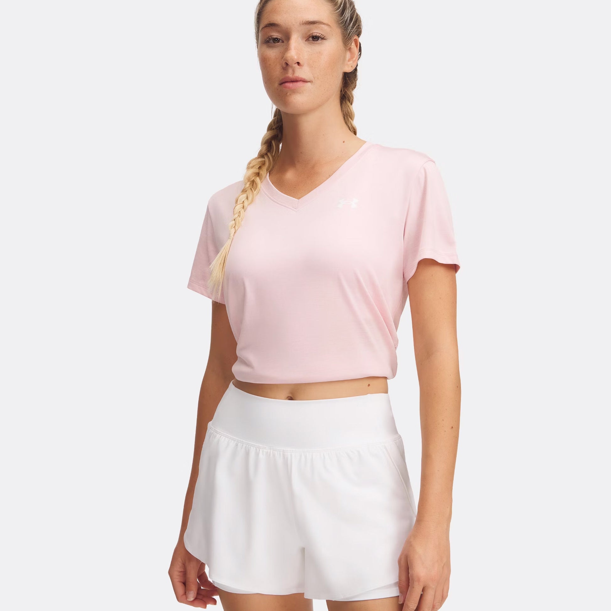 Under Armour Tech T-shirt Dames-Roze