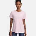 Tech Twist T-shirt Dames - roze, wit
