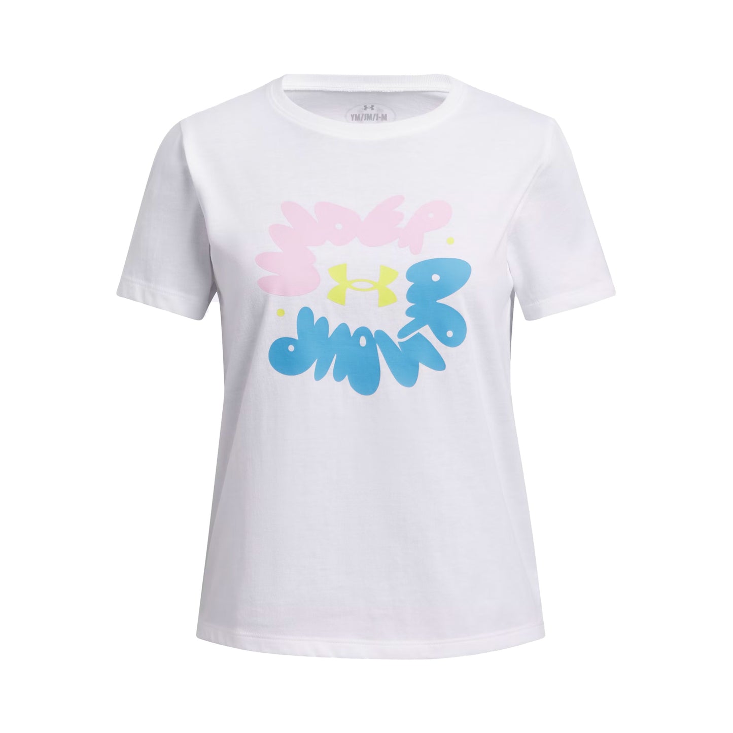 Under Armour Bubble T-shirt Meisjes-Wit