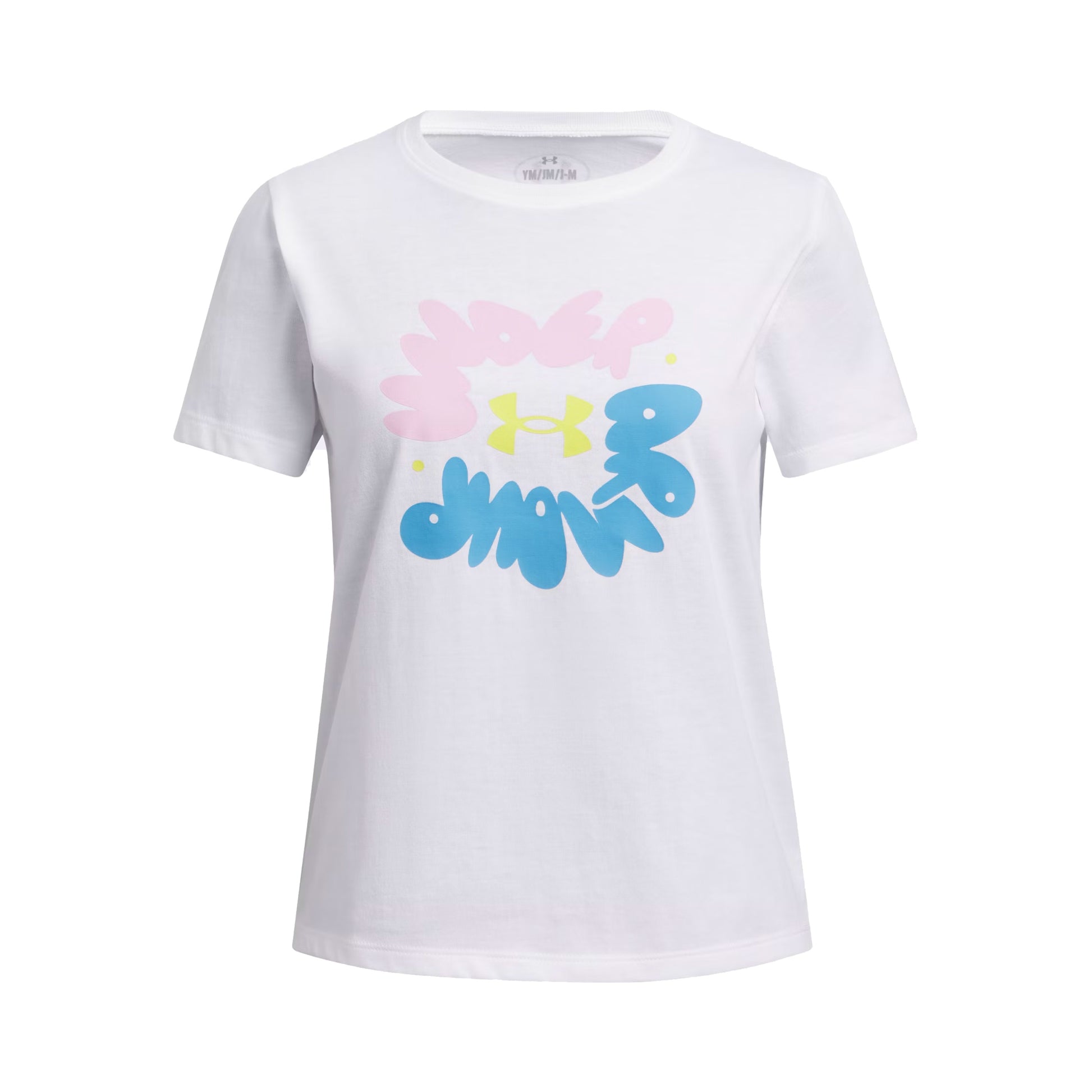 Under Armour Bubble T-shirt Meisjes-Wit