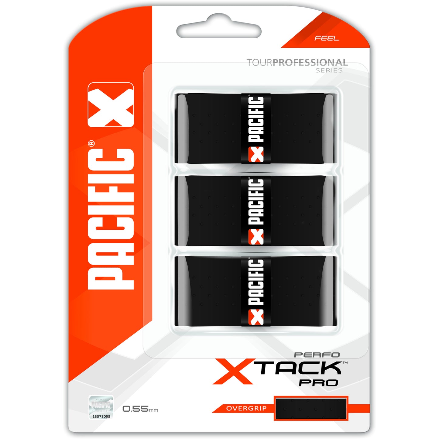 Pacific X Tack Pro Perfo Pack De 3-Noir