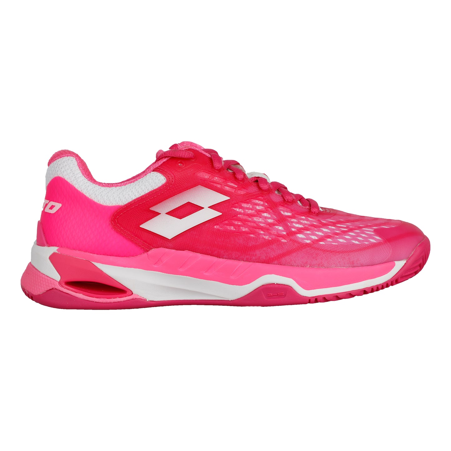 Lotto Mirage 100 Clay Gravelschoen Dames - pink, wit