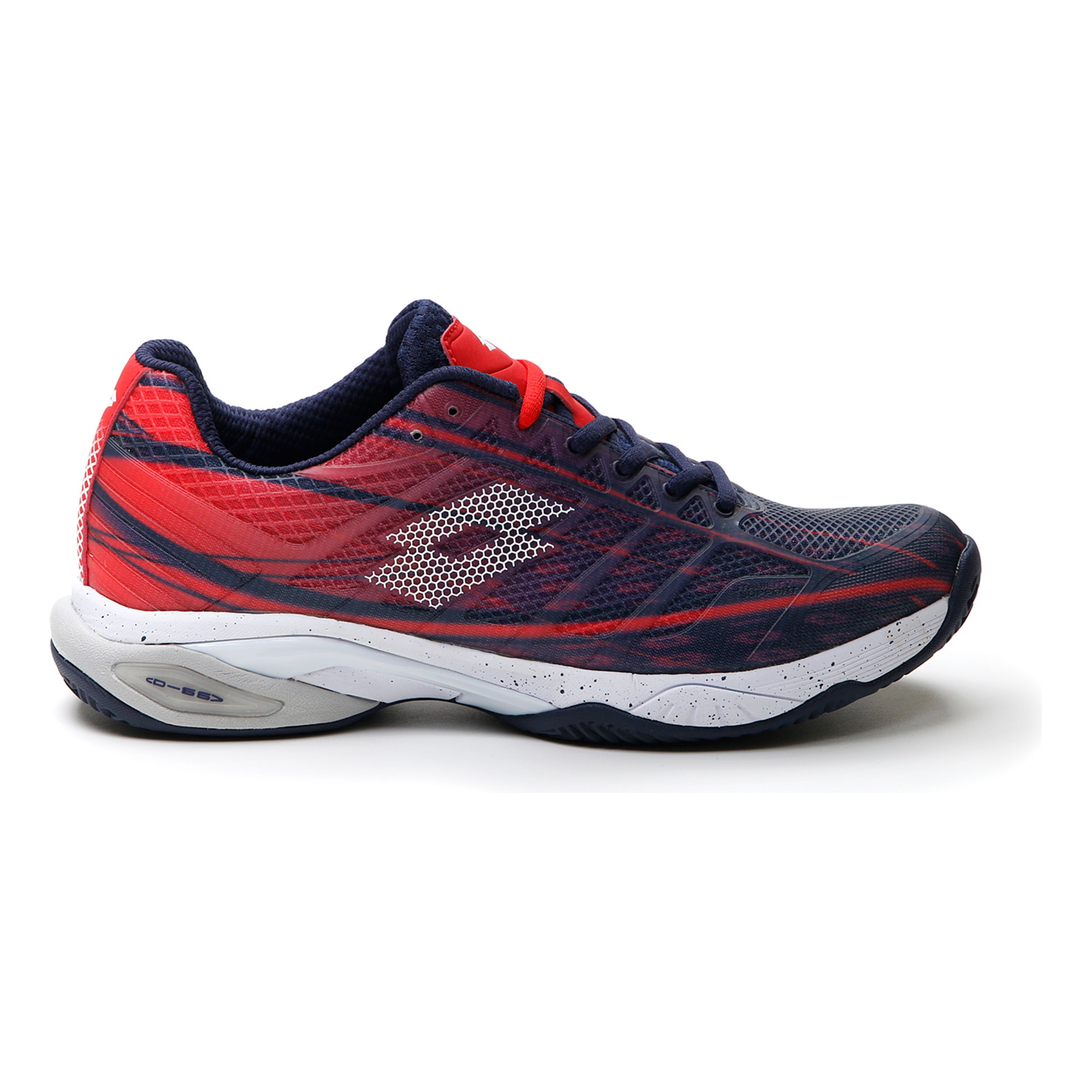 Lotto Mirage 300 CLY Chaussure terre battue Hommes-bleu foncé, rouge