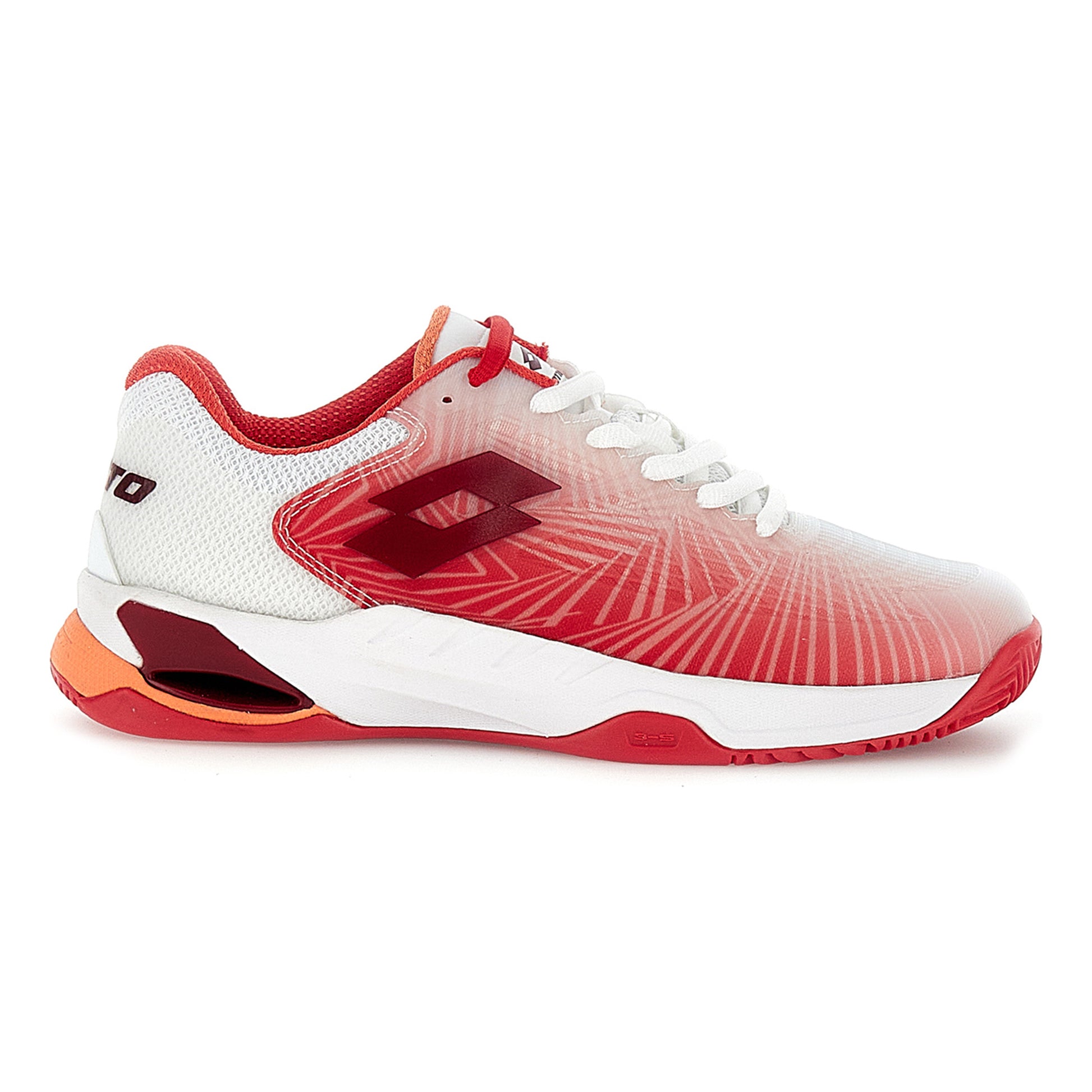 Lotto Mirage 100 II Gravelschoen Dames-wit, rood