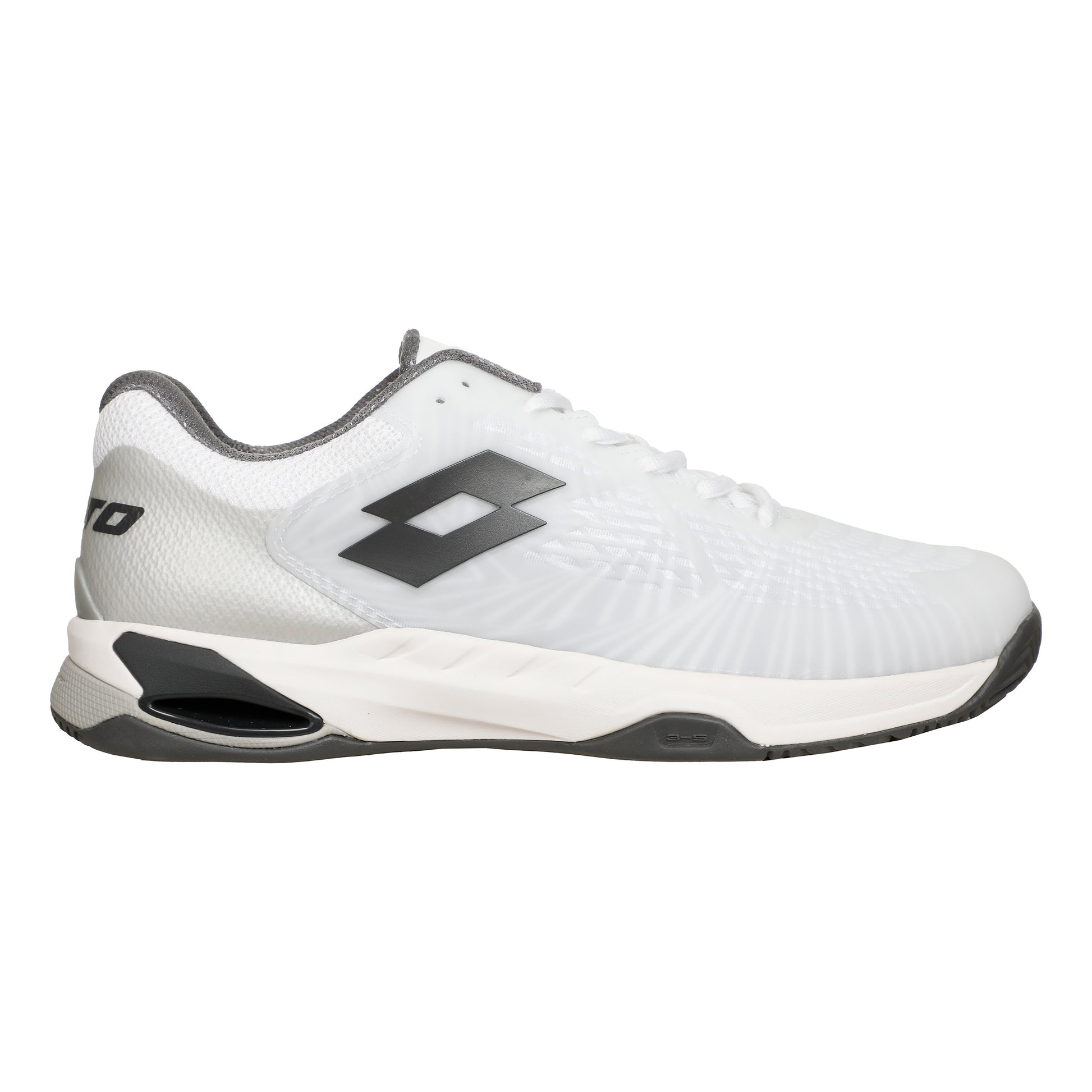 Lotto Mirage 100 II Chaussure Terre Battue Hommes-Blanc,Gris