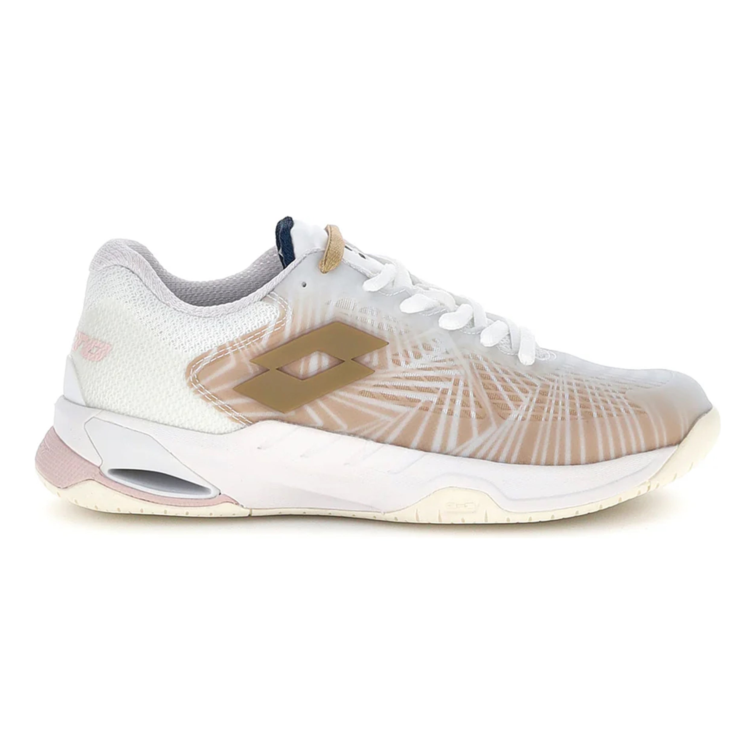 Lotto Mirage 100 II SPD Allcourt schoen Dames-wit, beige