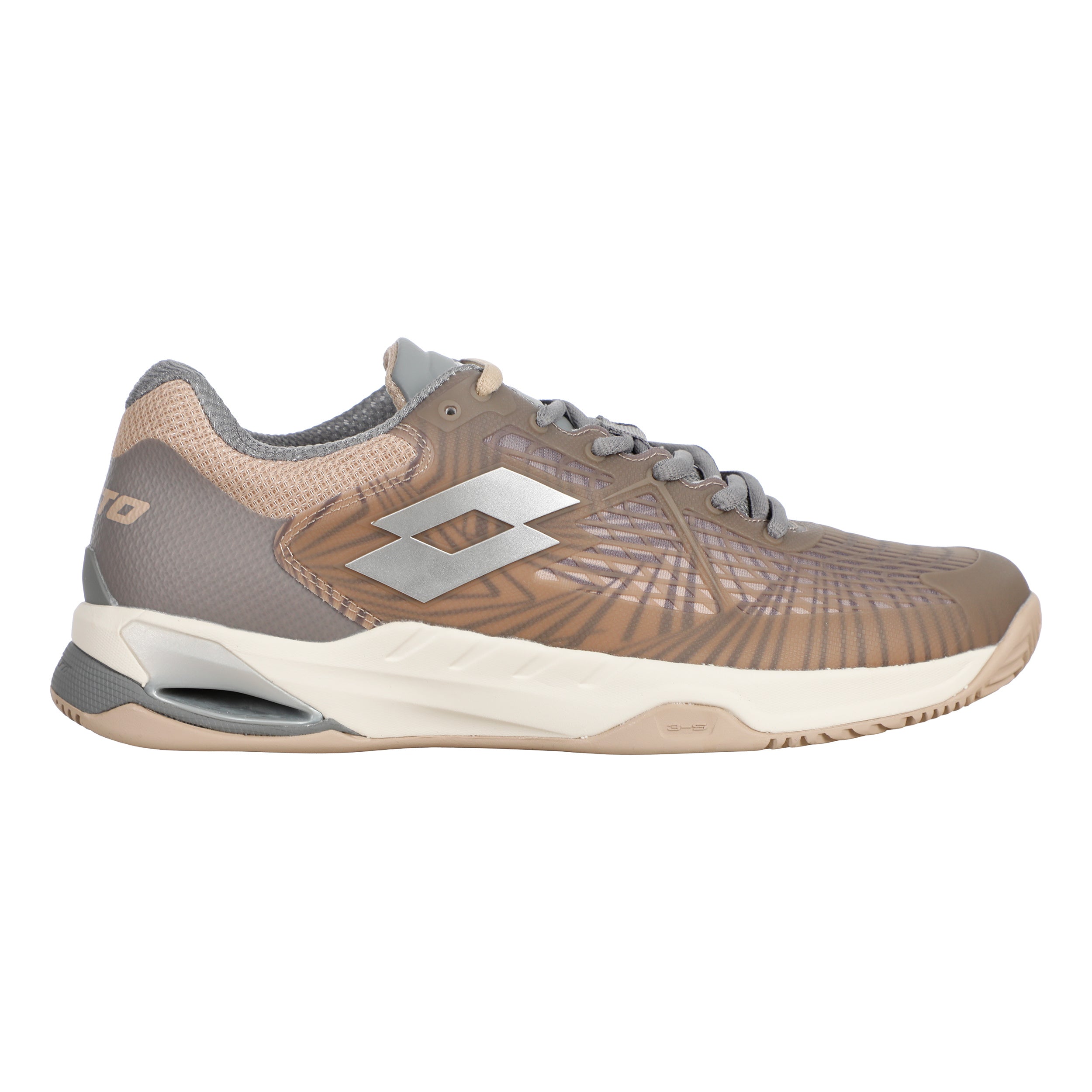 Lotto Mirage 100 II Chaussure terre battue Hommes - gris, beige