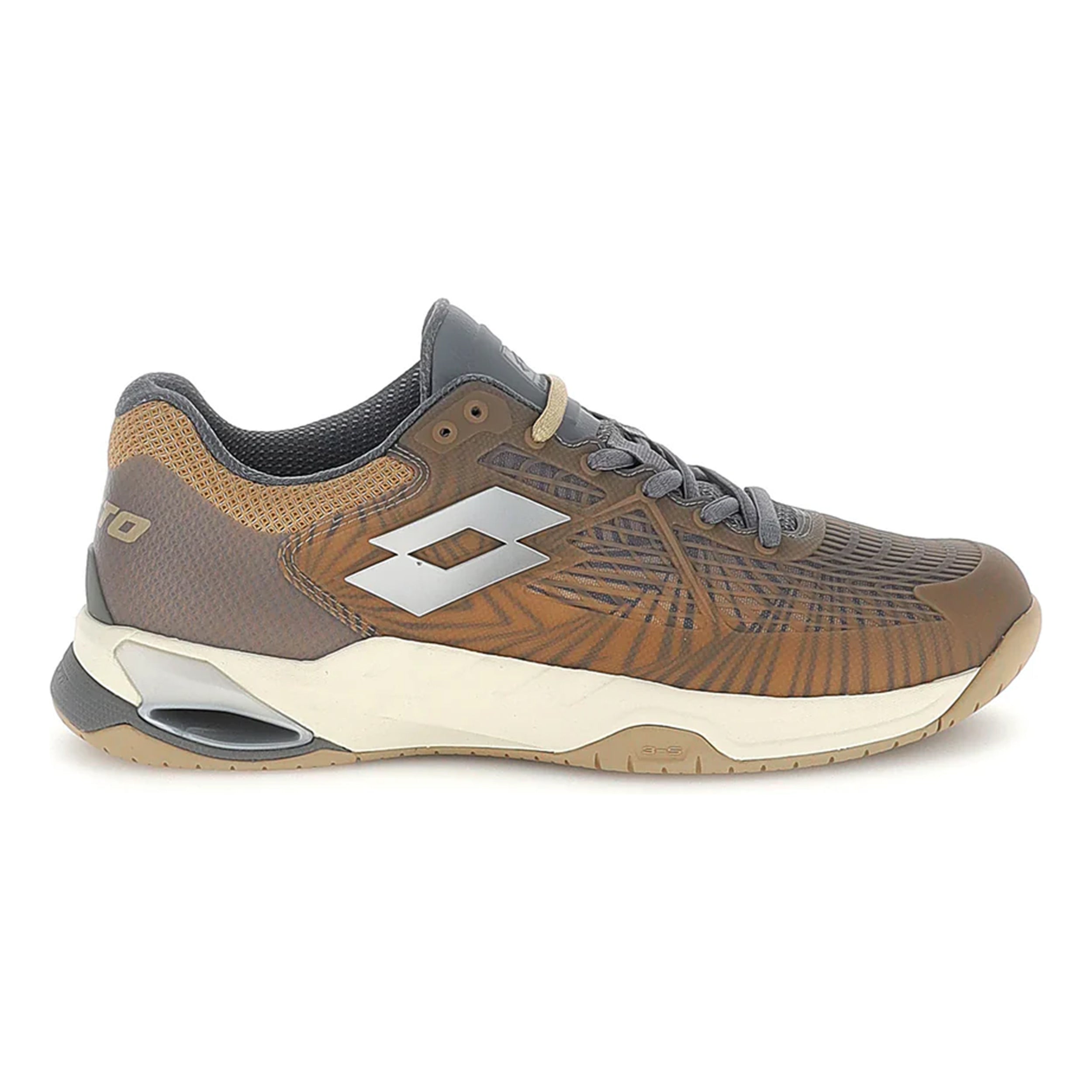 Lotto Mirage 100 II SPD Allcourt schoen Heren - grijs, beige