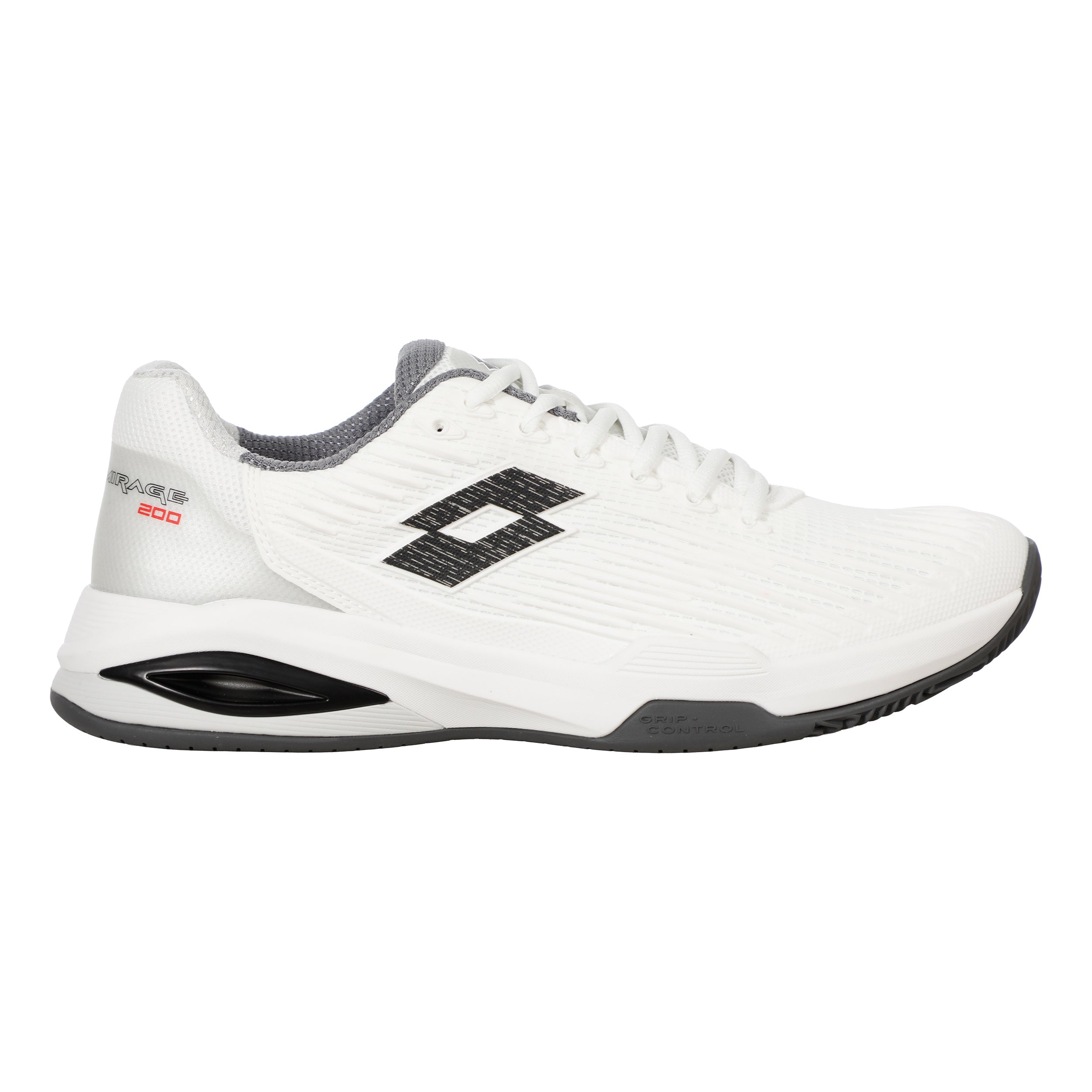 Lotto MIRAGE 200 II CLY Chaussure terre battue Hommes-blanc, noir