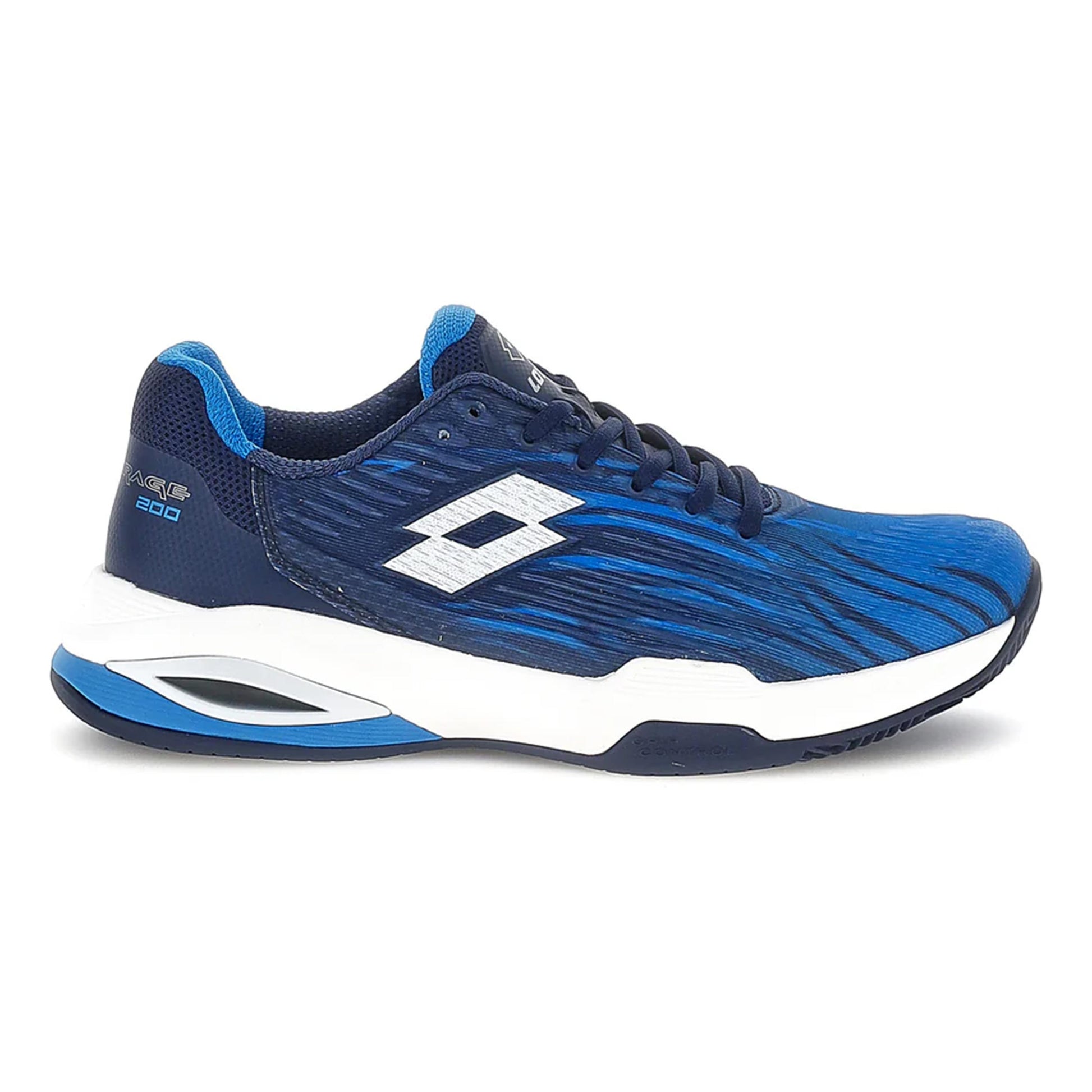 Lotto Mirage 200 II PRT SPD Chaussure terre battue Hommes - bleu foncé, blanc