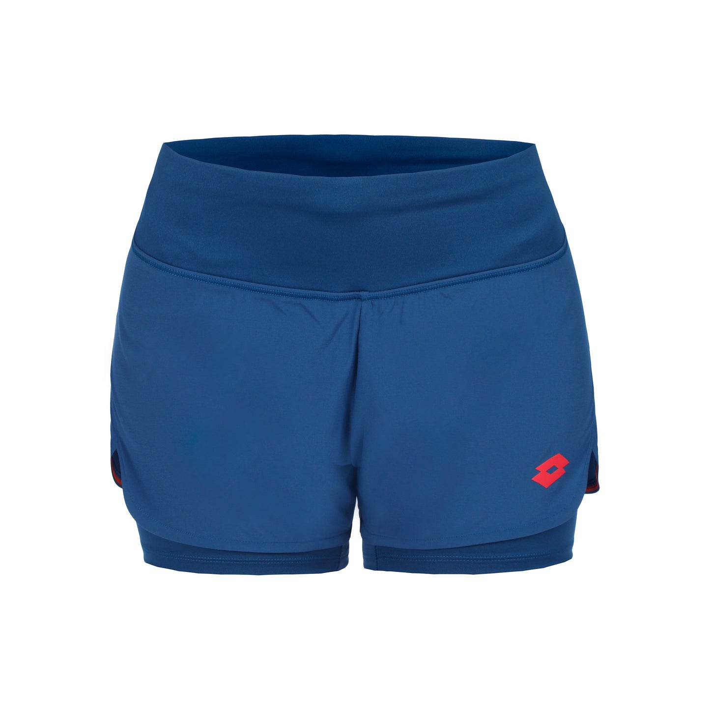 Lotto Tech II Shorts Femmes - bleu foncé, rouge