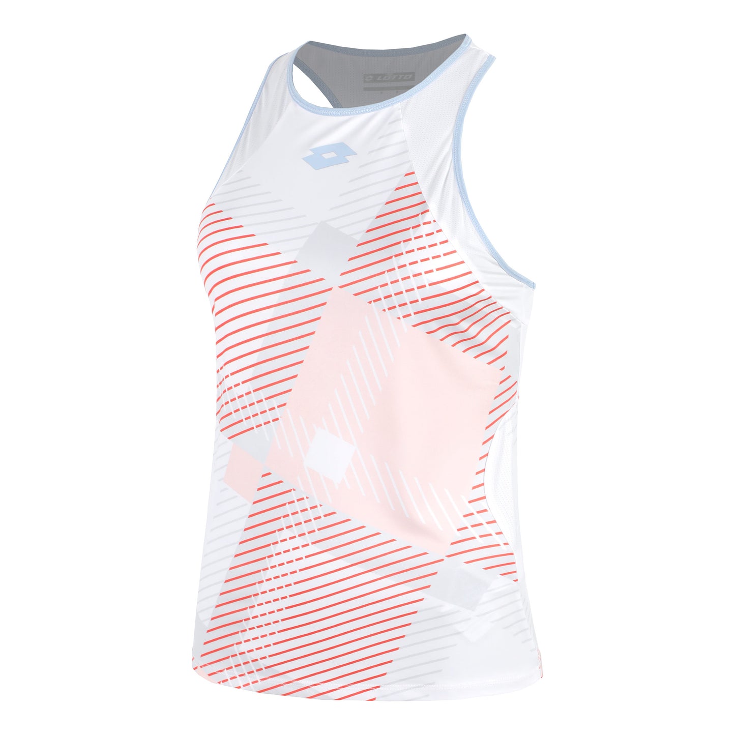 Lotto Tech IV D1 Tanktop Dames-Roze,Wit
