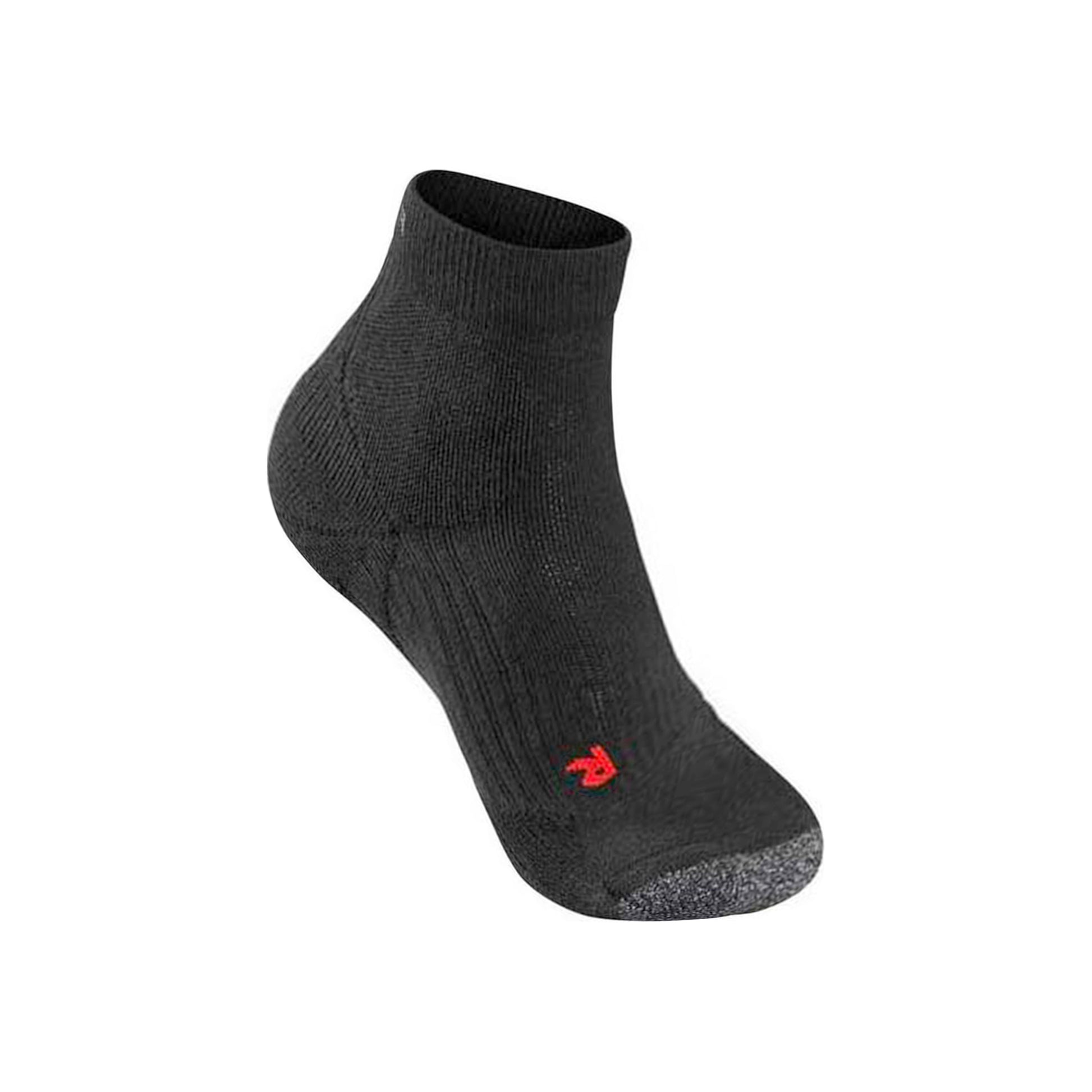 Falke TE2 Short Chaussettes De Tennis Hommes-Noir,Gris