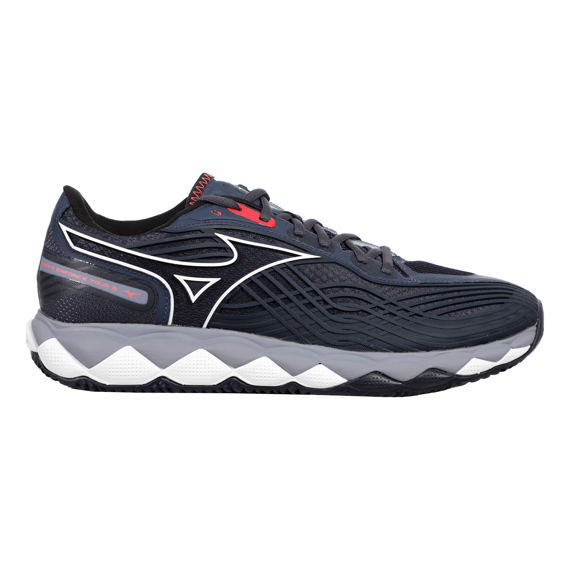 Mizuno Wave Enforce Tour 2 Gravelschoen Heren-Grijs,Wit