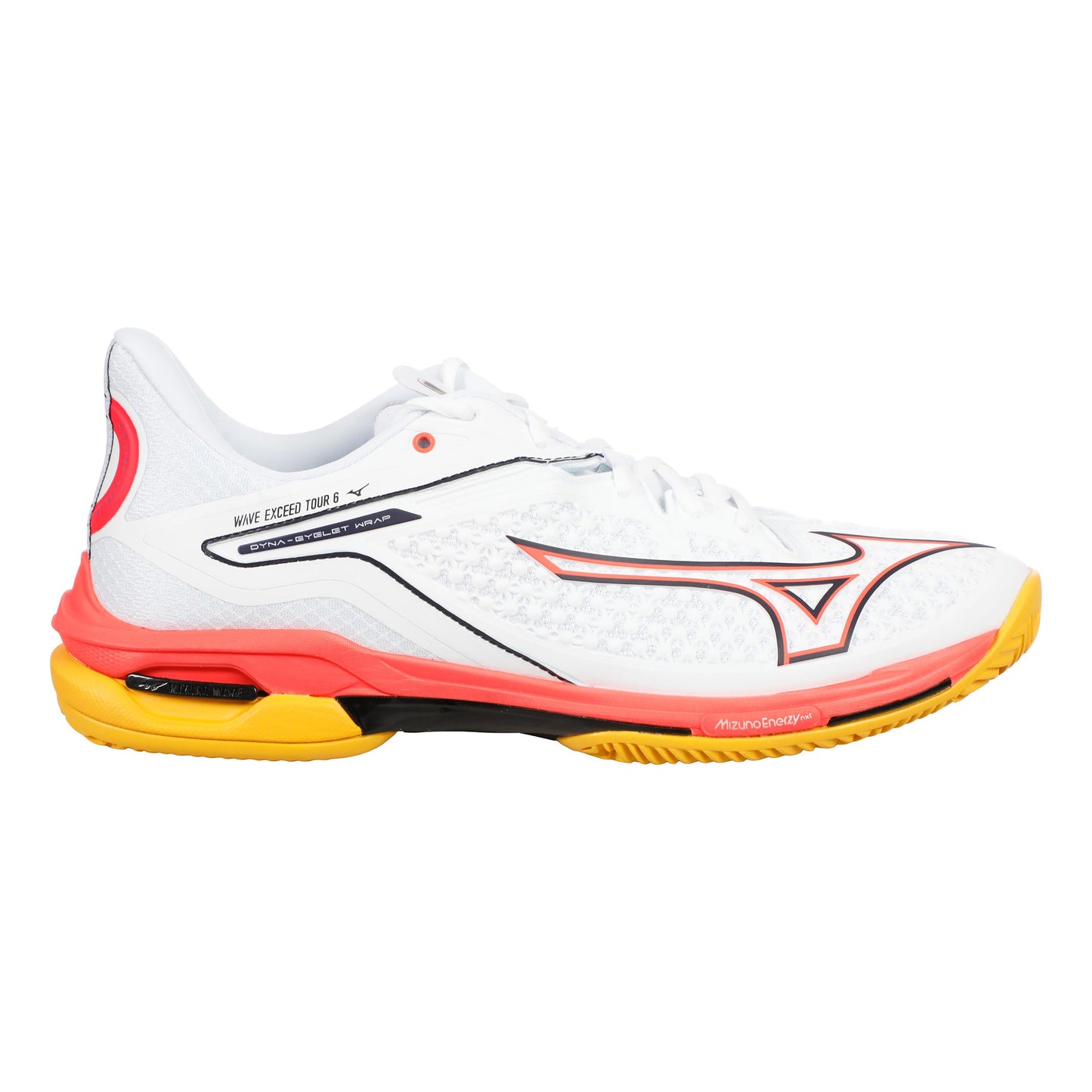 Mizuno Wave Exceed Tour 6 Chaussure Terre Battue Hommes-Blanc,Corail
