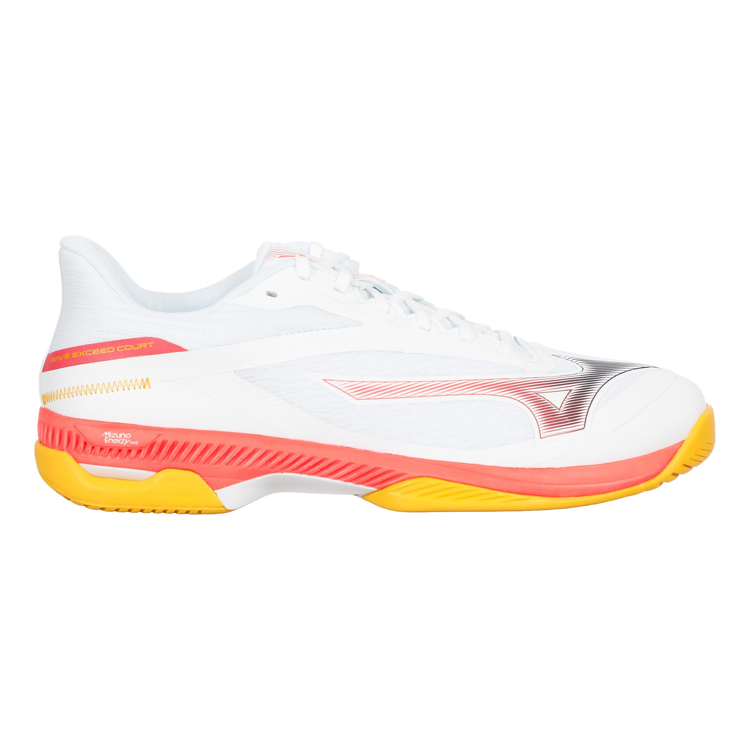 Mizuno Wave Exceed Court Allcourt Schoen Heren-Wit,Koraal