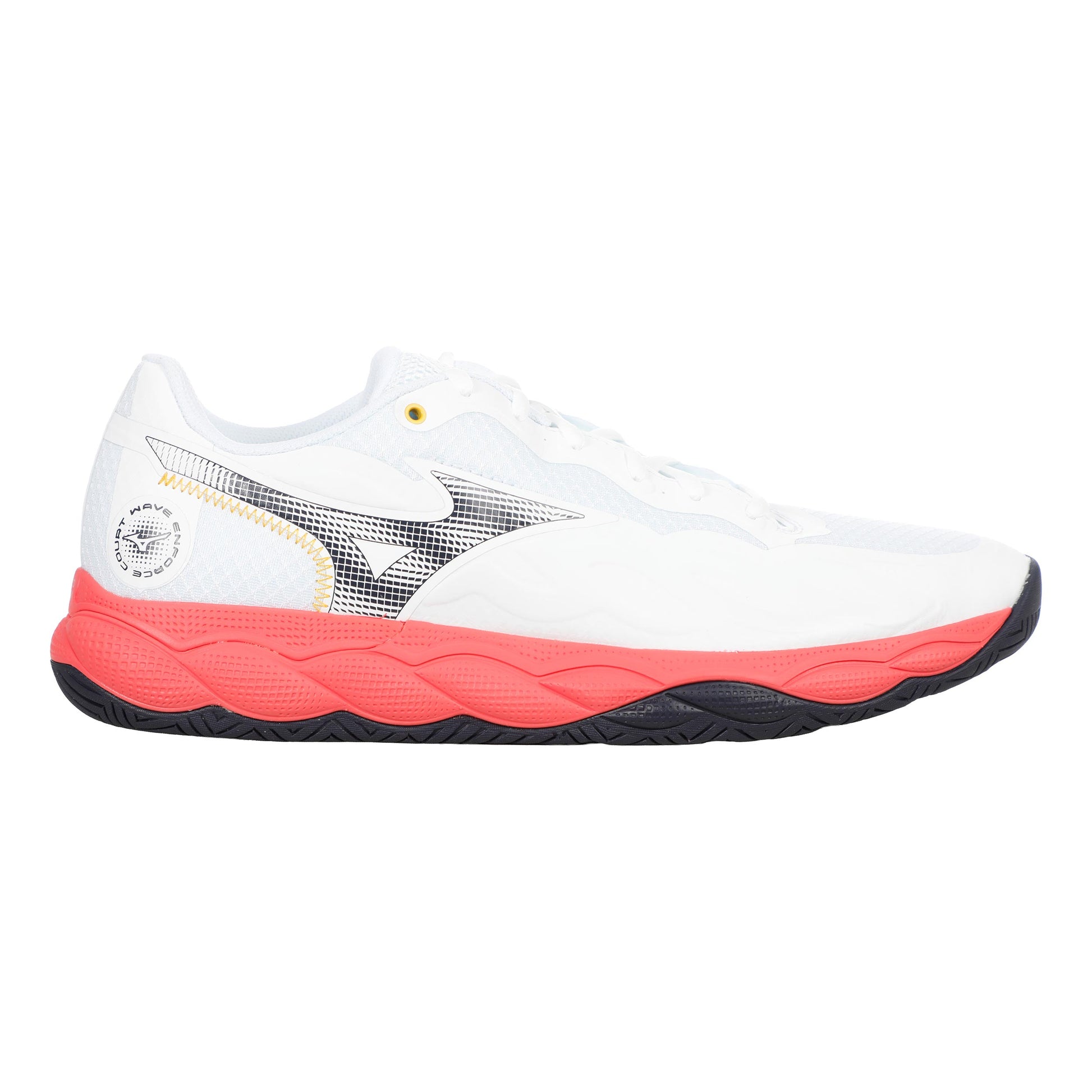 Mizuno Wave Enforce Court Allcourt Schoen Heren-Wit,Blauw