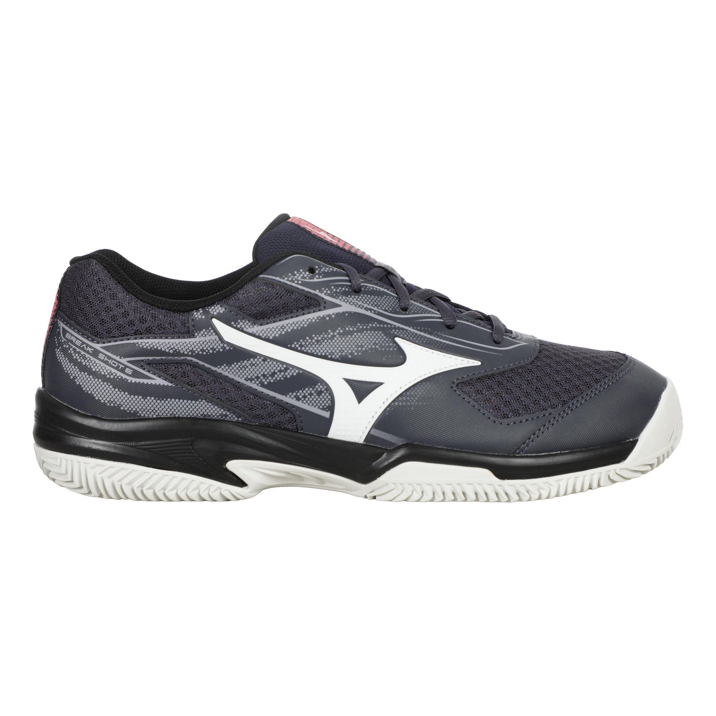 Mizuno Break Shot 5 Gravelschoen Heren-Grijs,Wit