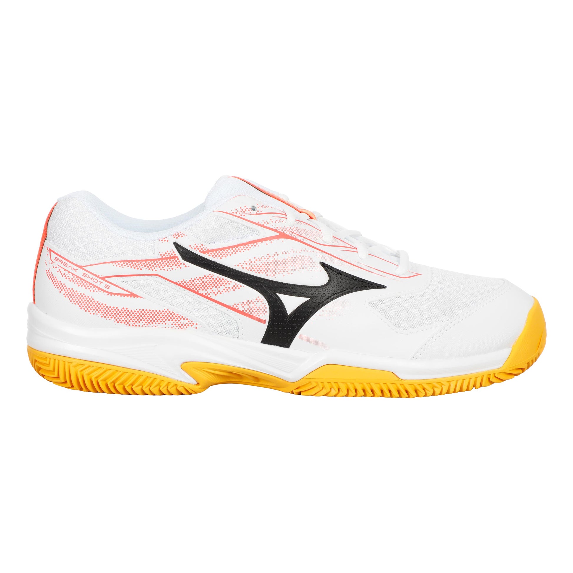 Mizuno Break Shot 5 Chaussure Terre Battue Hommes-Blanc,Corail